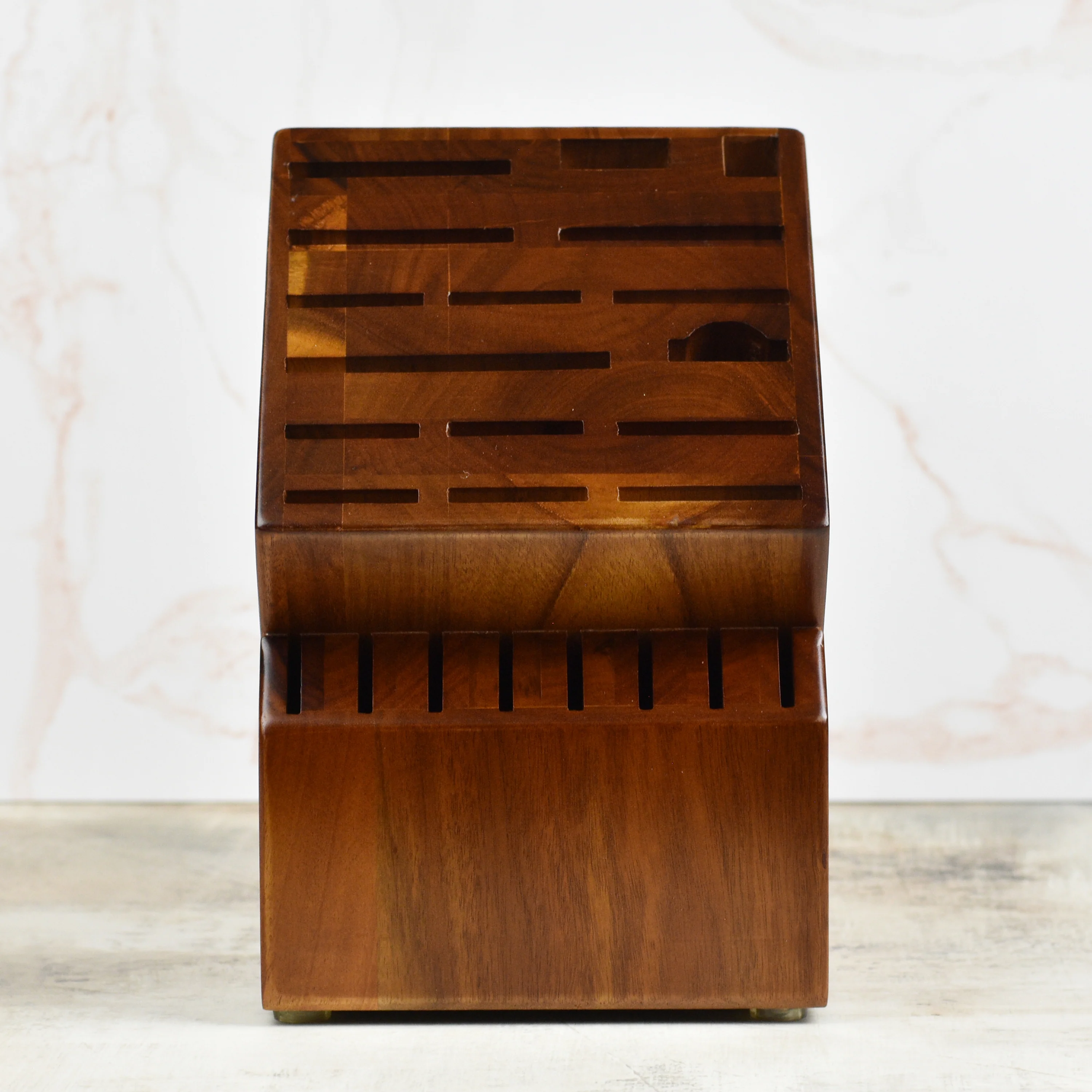 24 Slot Acacia Knife Block - Image 2