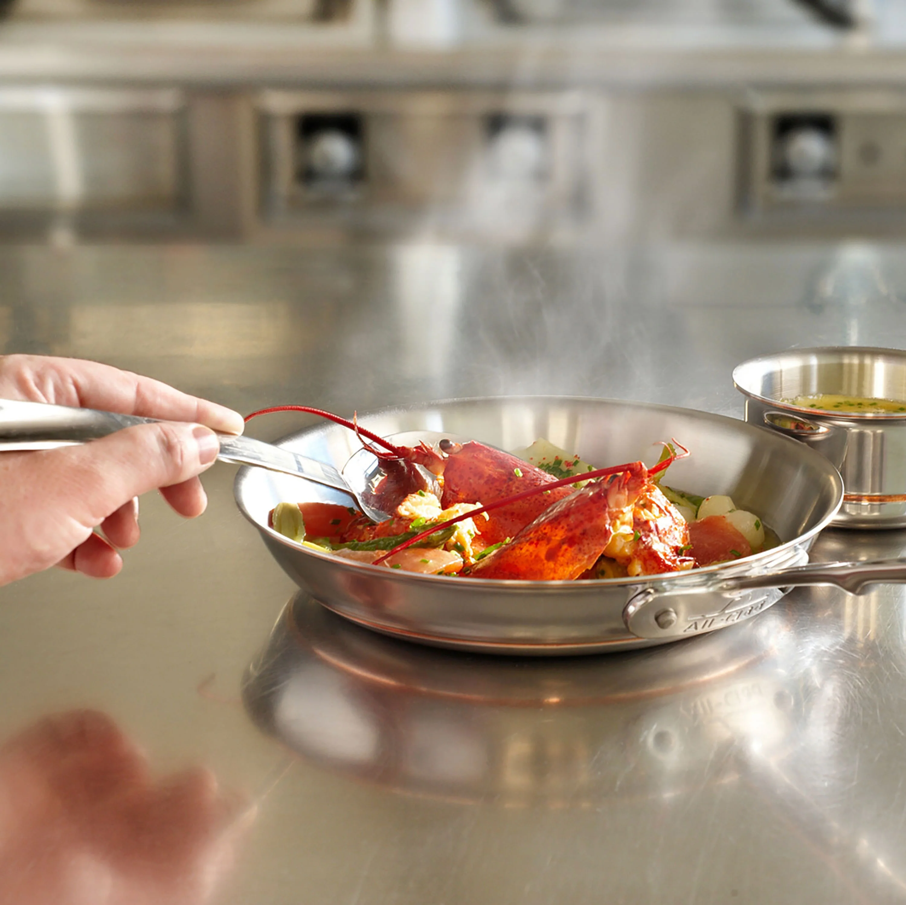 All-Clad Copper Core 10 Piece Cookware Set - Image 7
