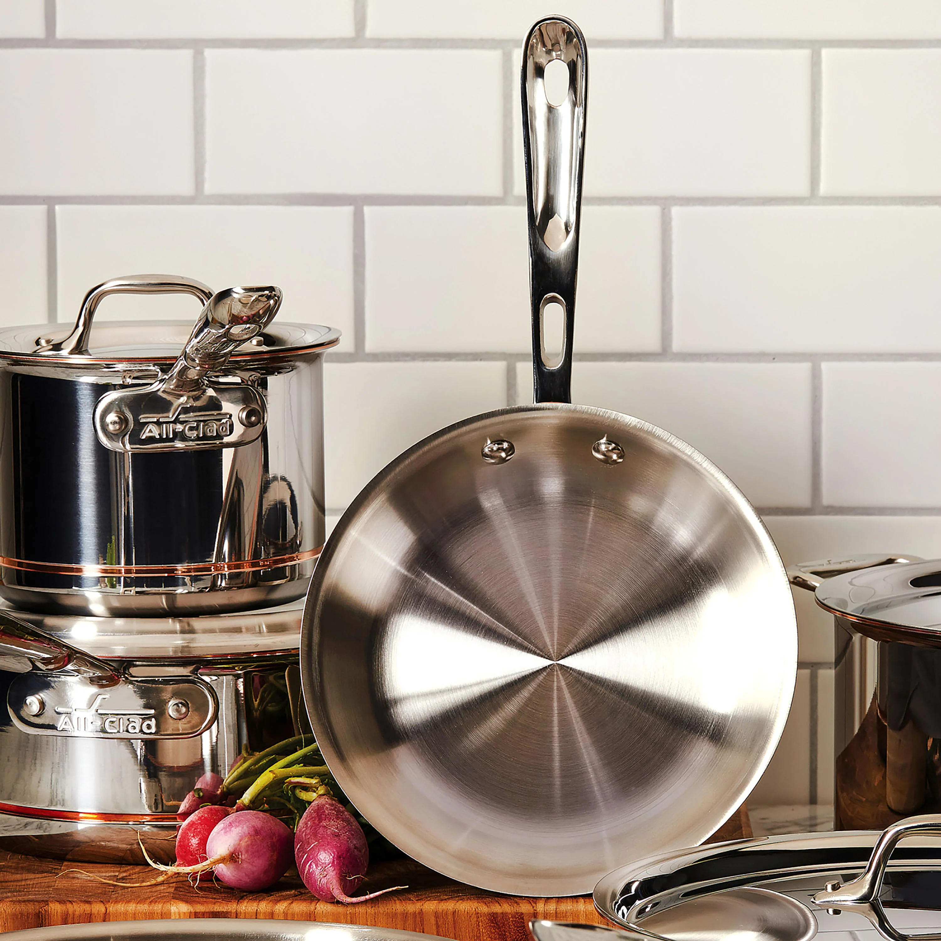 All-Clad Copper Core 8" Fry Pan - Image 3