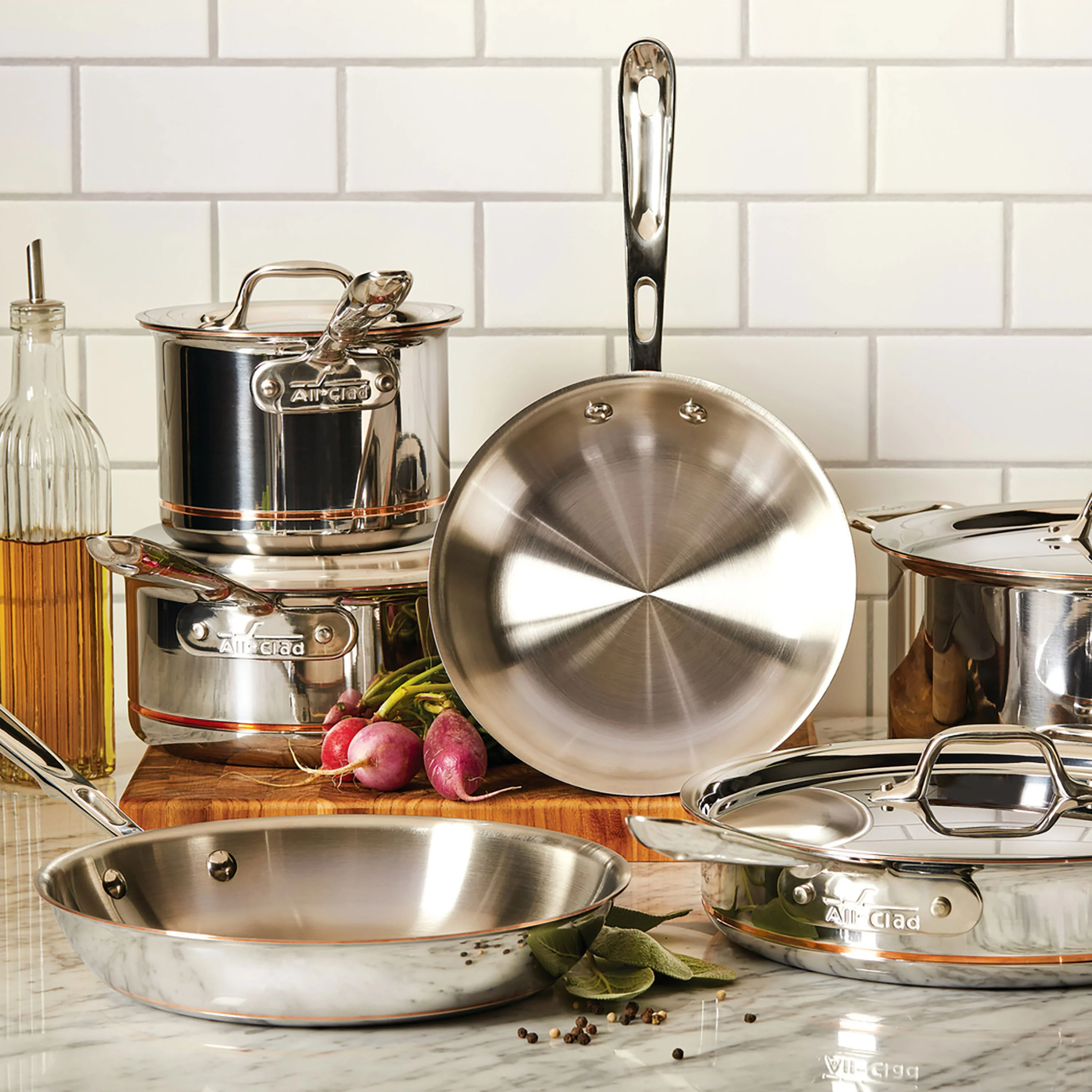 All-Clad Copper Core 12" Fry Pan - Image 6