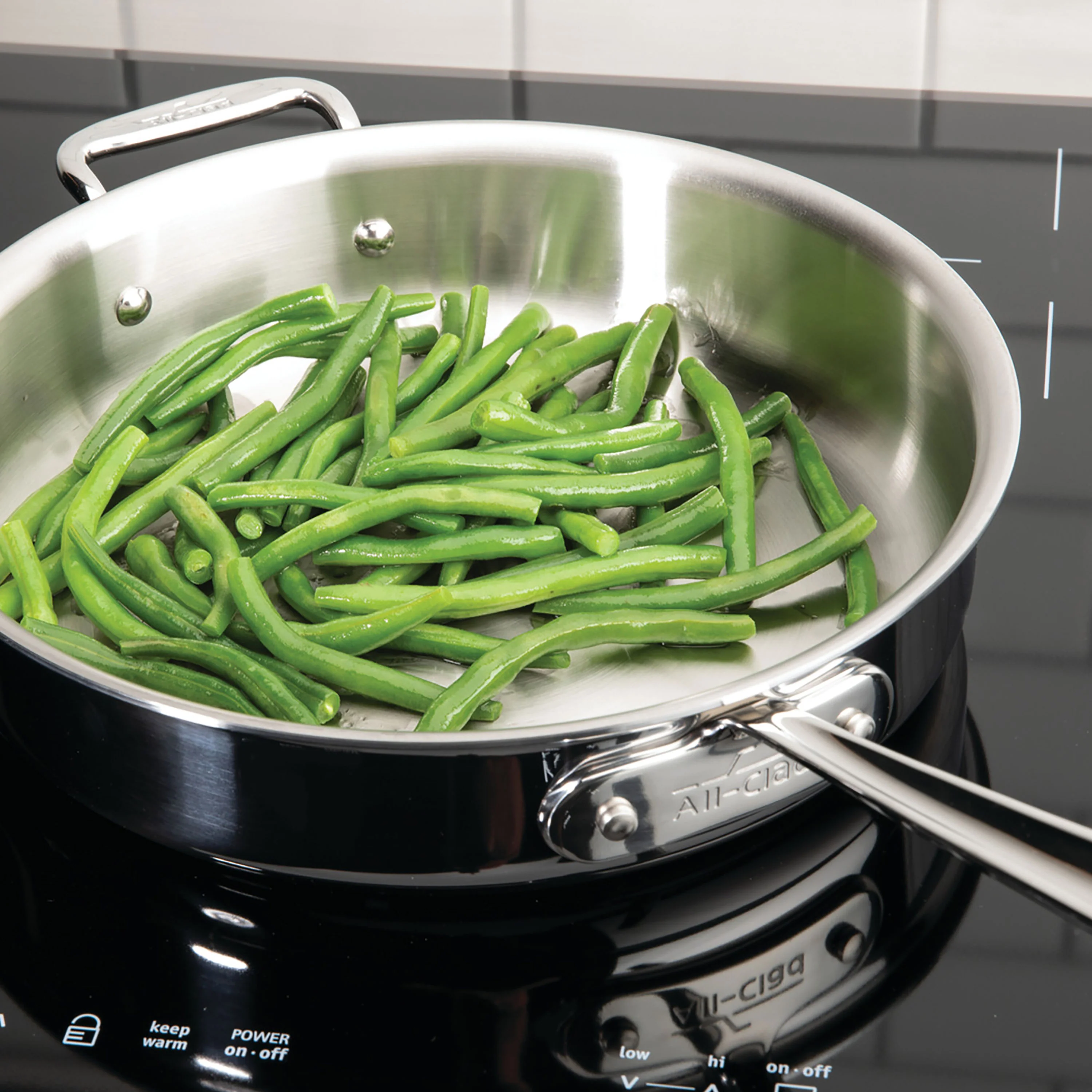 All-Clad d3 Stainless 3-quart Saute Pan - Image 2