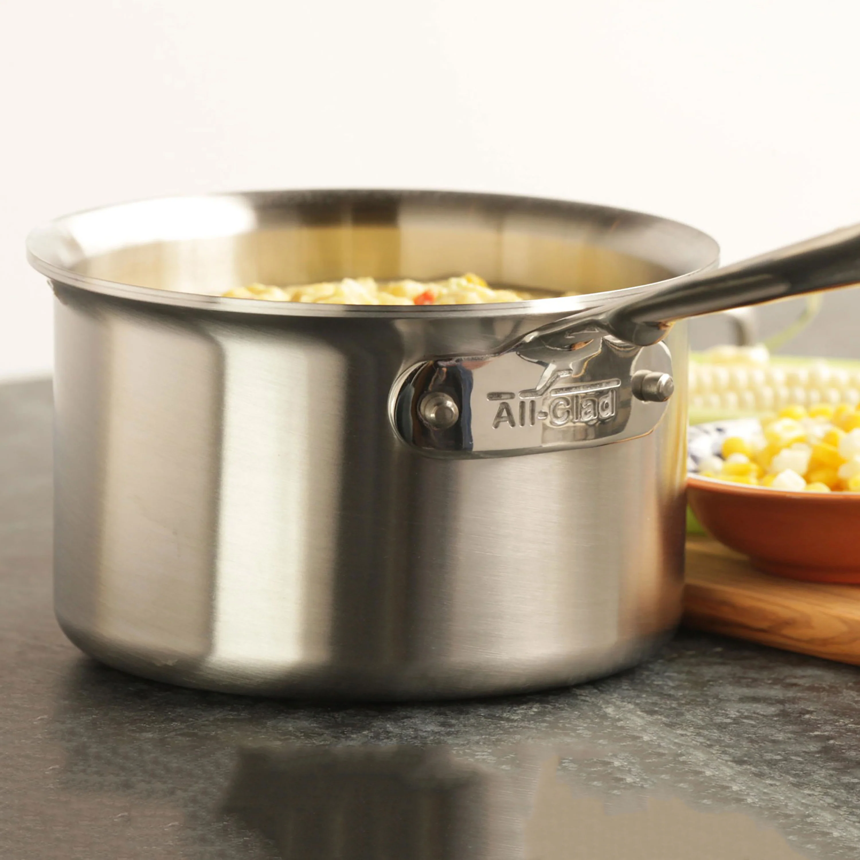 All-Clad d5 Brushed Stainless 1.5-quart Saucepan - Image 5