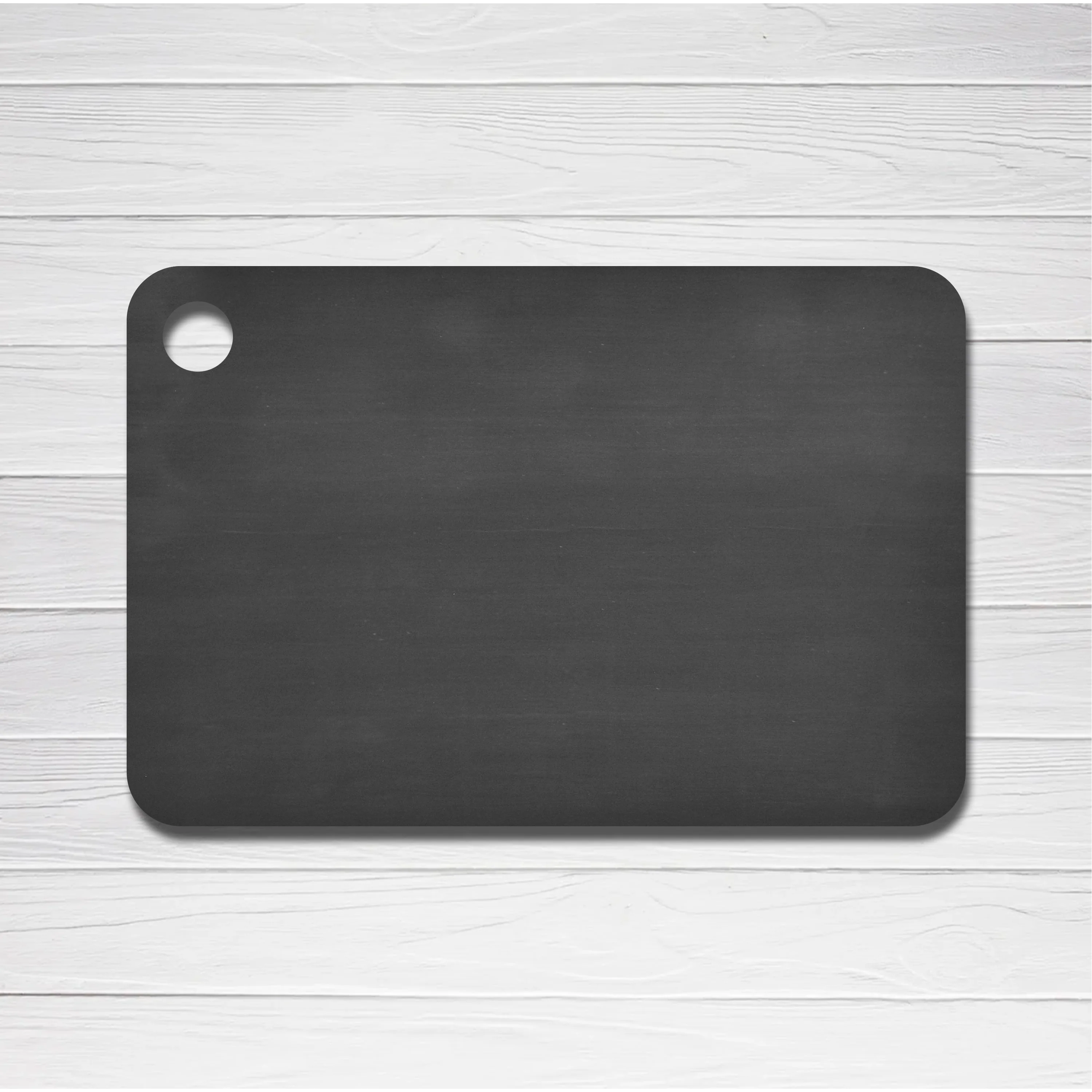 Asahi Black Rubber Cutting Board, 11.8 x 7.9"