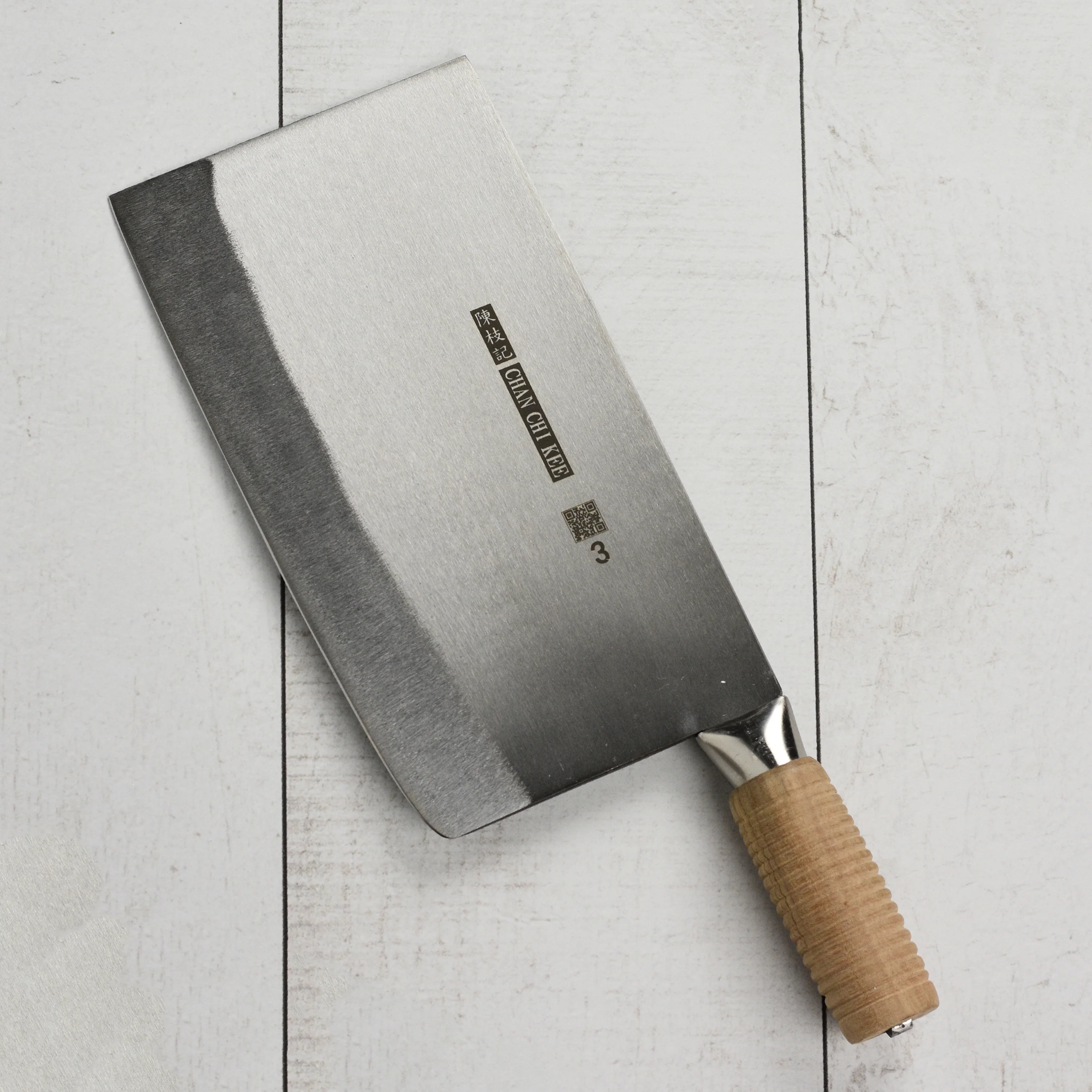 CCK BBQ Chopper 9.4" Carbon Steel Meat Cleaver, Polished - Image 6