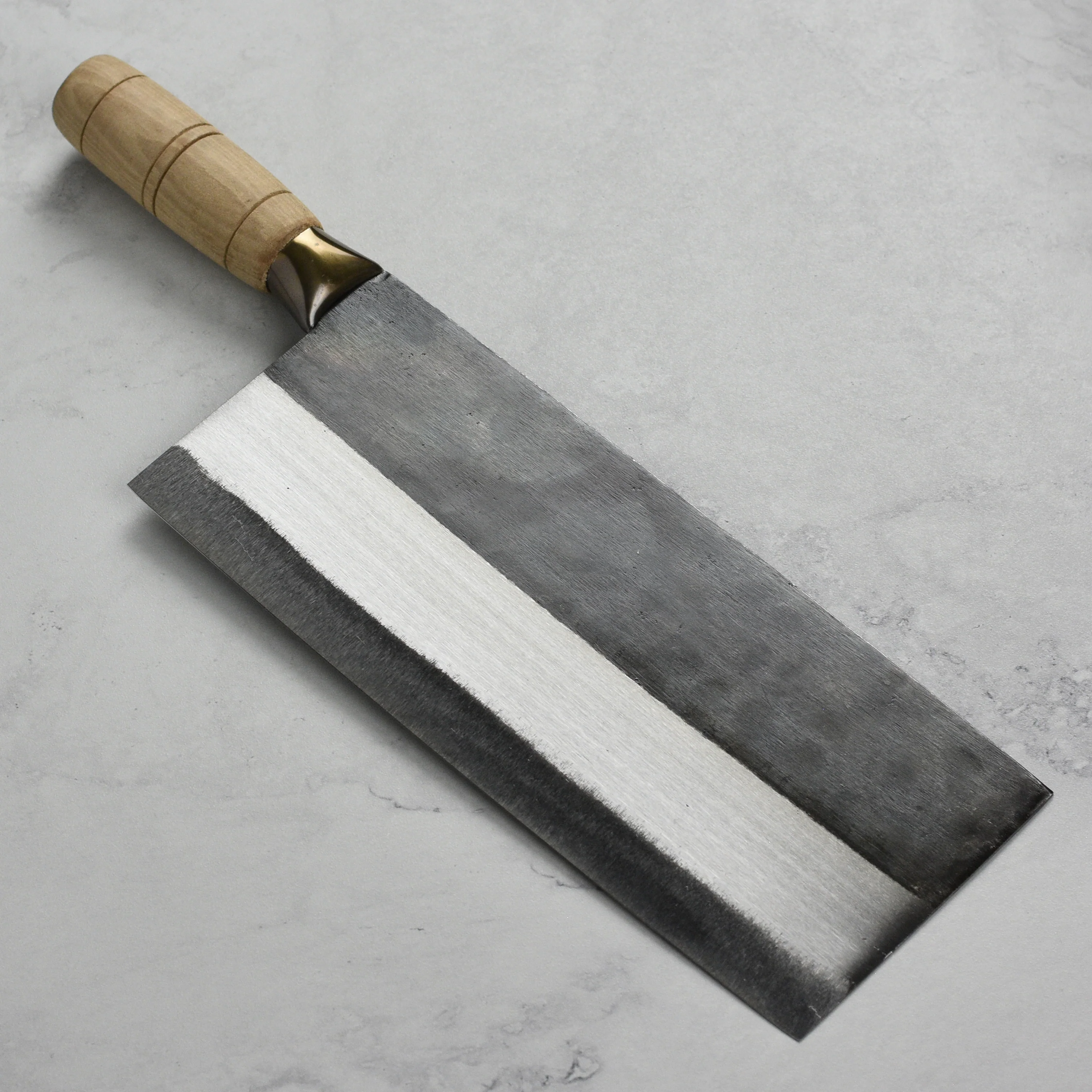 CCK Slicer 9.4" Carbon Steel Chinese Cleaver - Image 5