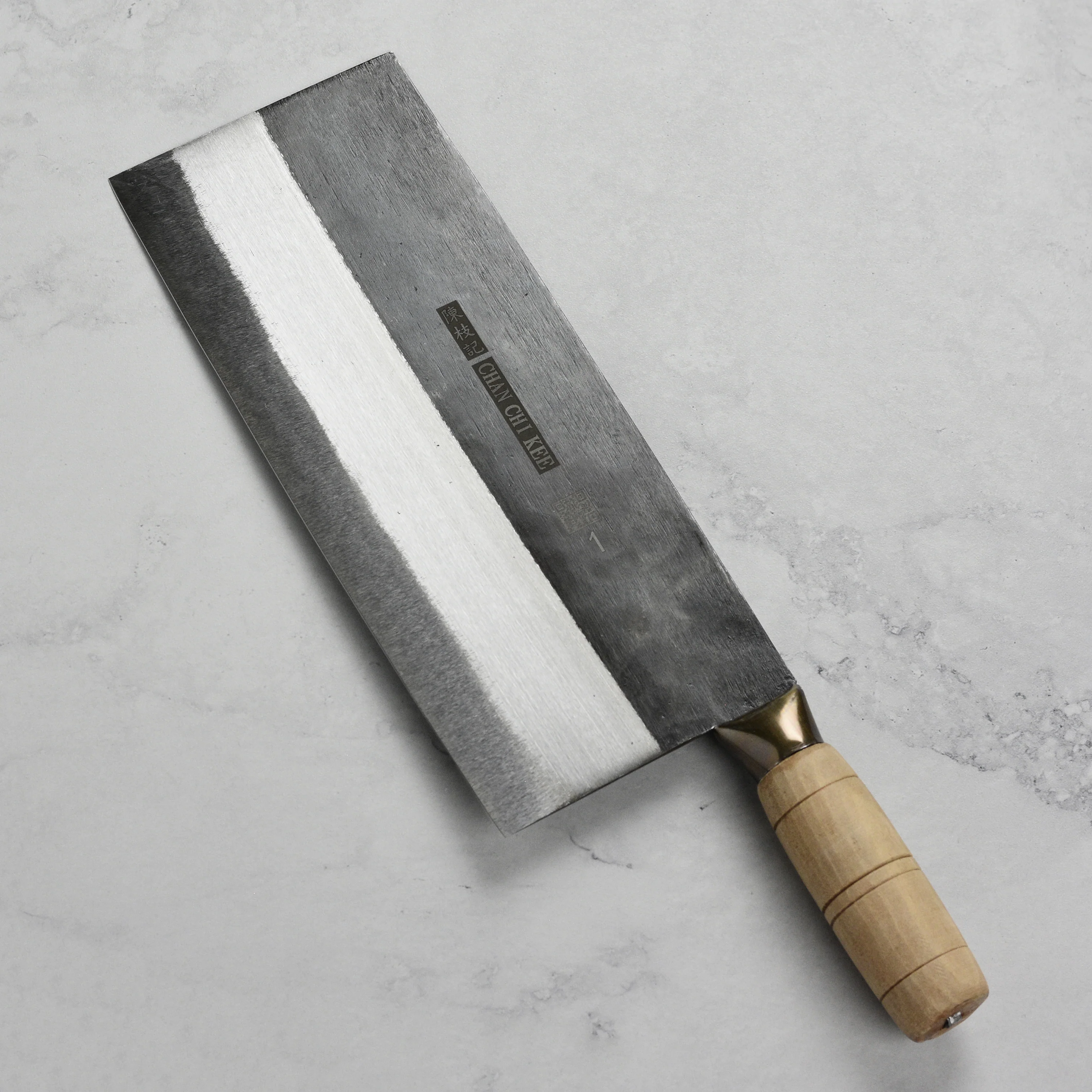 CCK Slicer 9.4" Carbon Steel Chinese Cleaver - Image 6