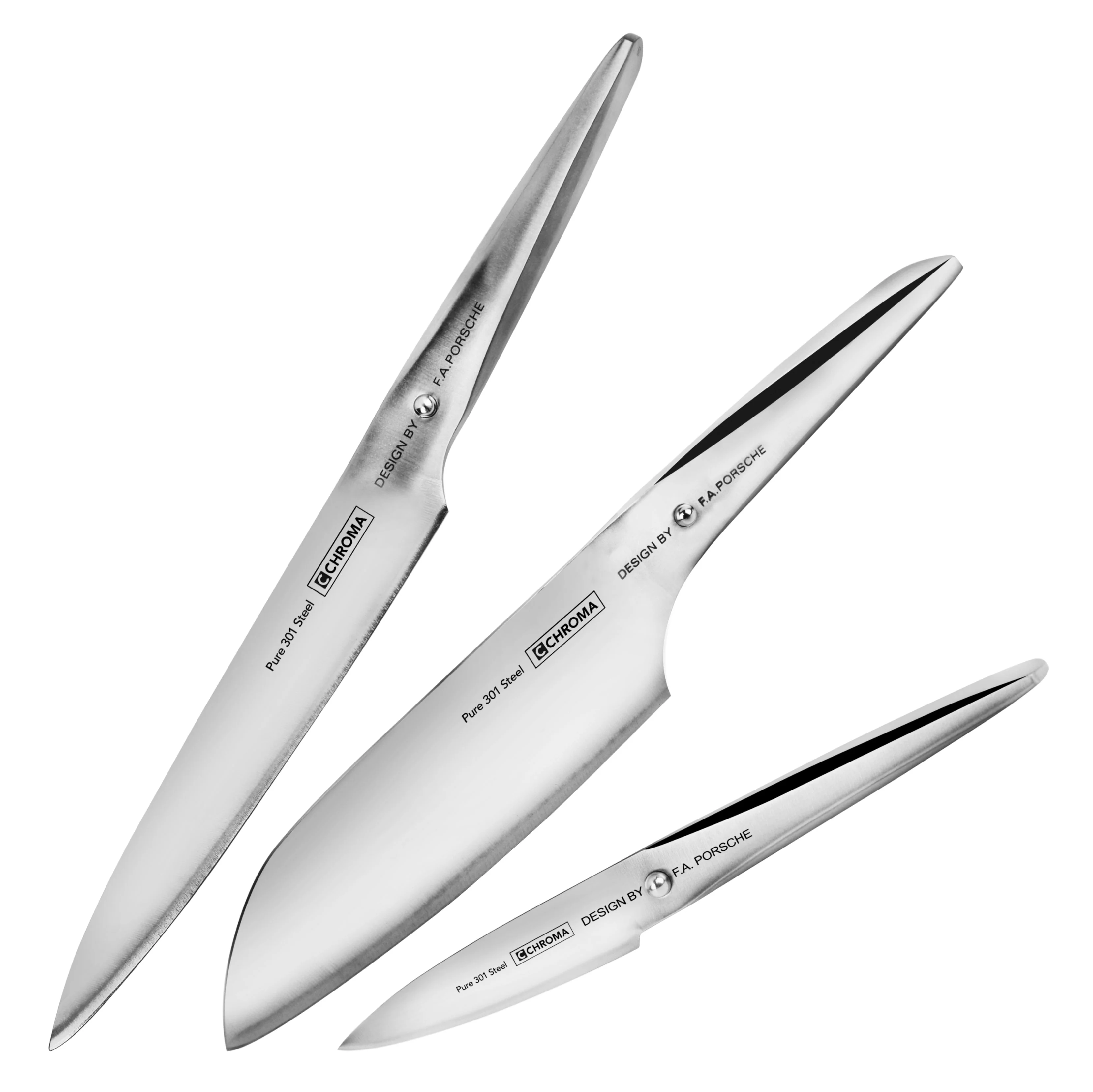 Chroma Type 301 3 Piece Starter Knife Set - Image 4