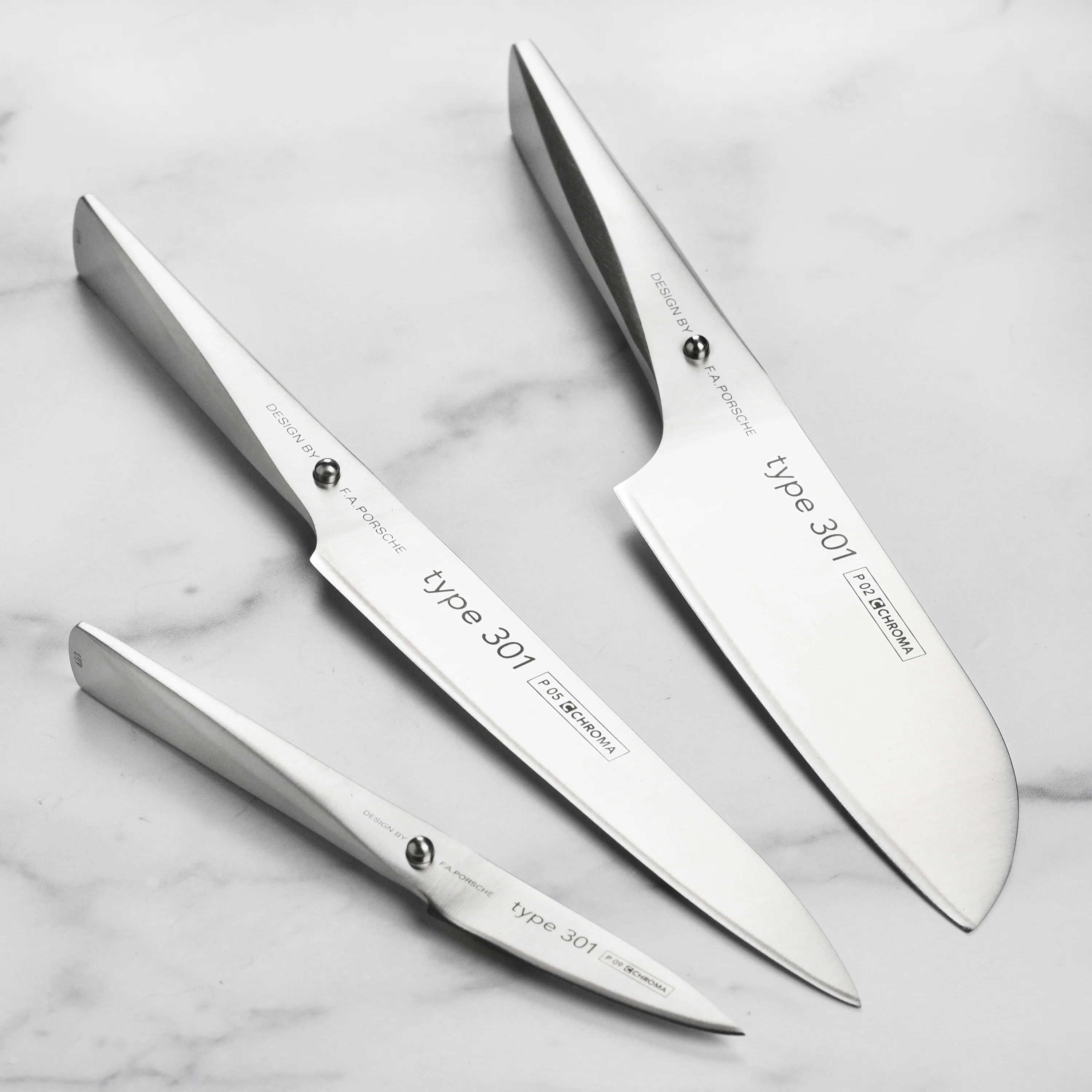 Chroma Type 301 3 Piece Starter Knife Set - Image 5