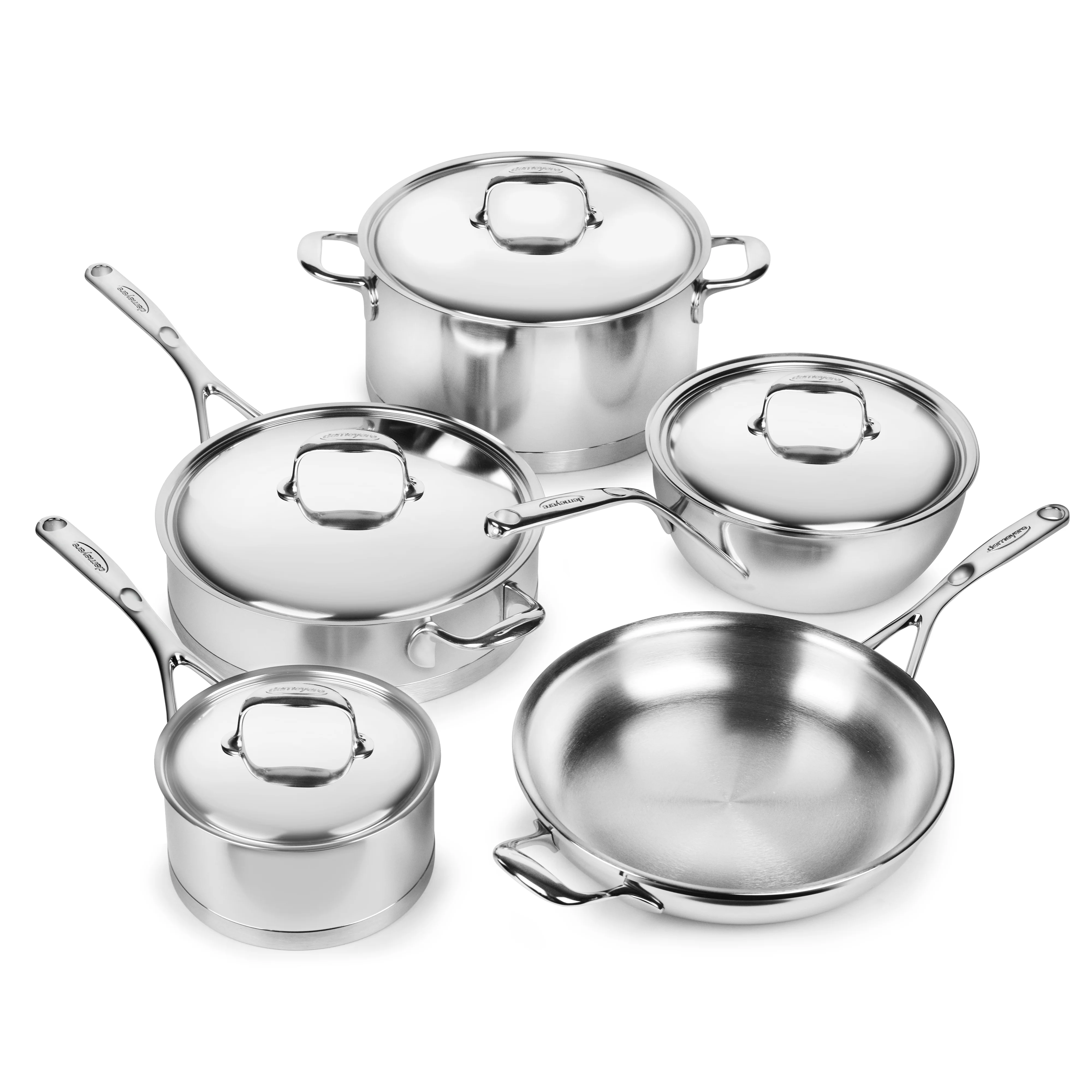 Demeyere Atlantis 9 Piece Stainless Steel Cookware Set - Image 11