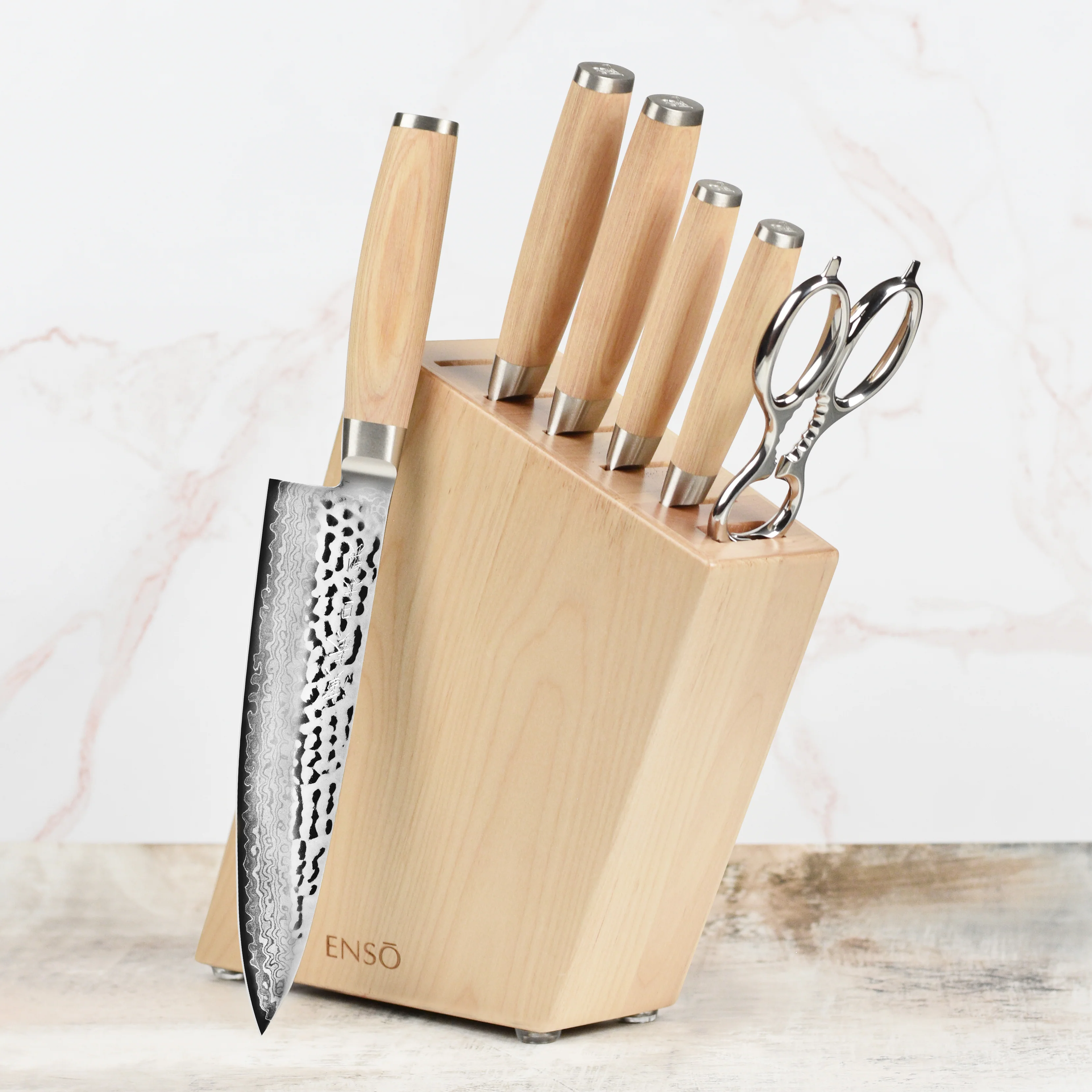 Enso 6 Slot Birch Knife Block - Image 6