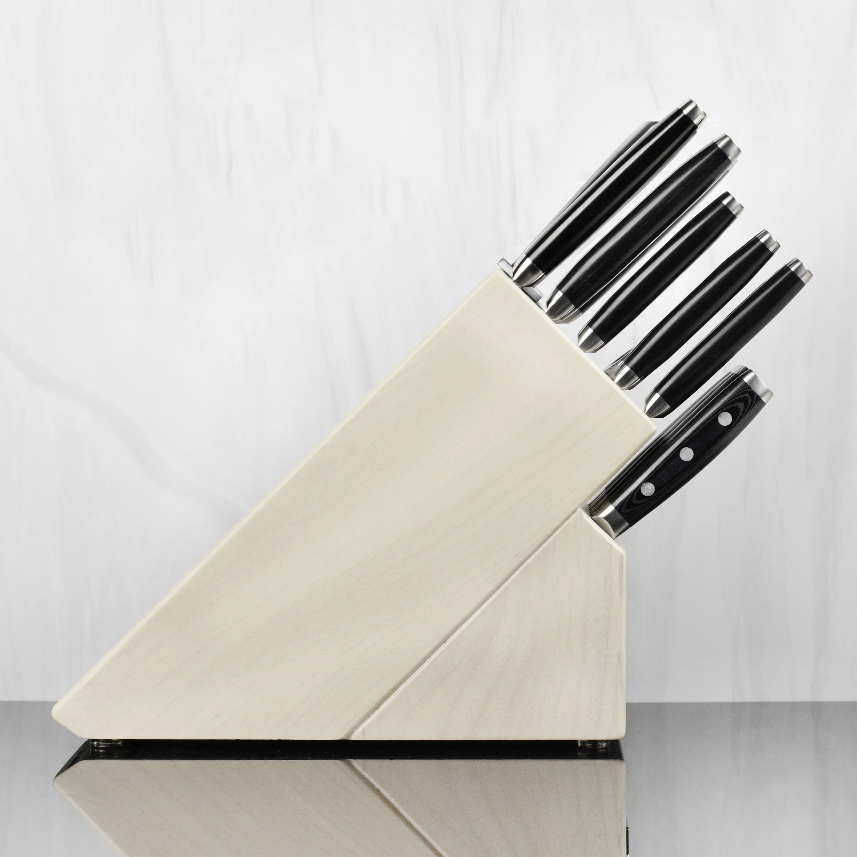 Enso HD 16 Piece Gray Ash Knife Block Set - Image 7