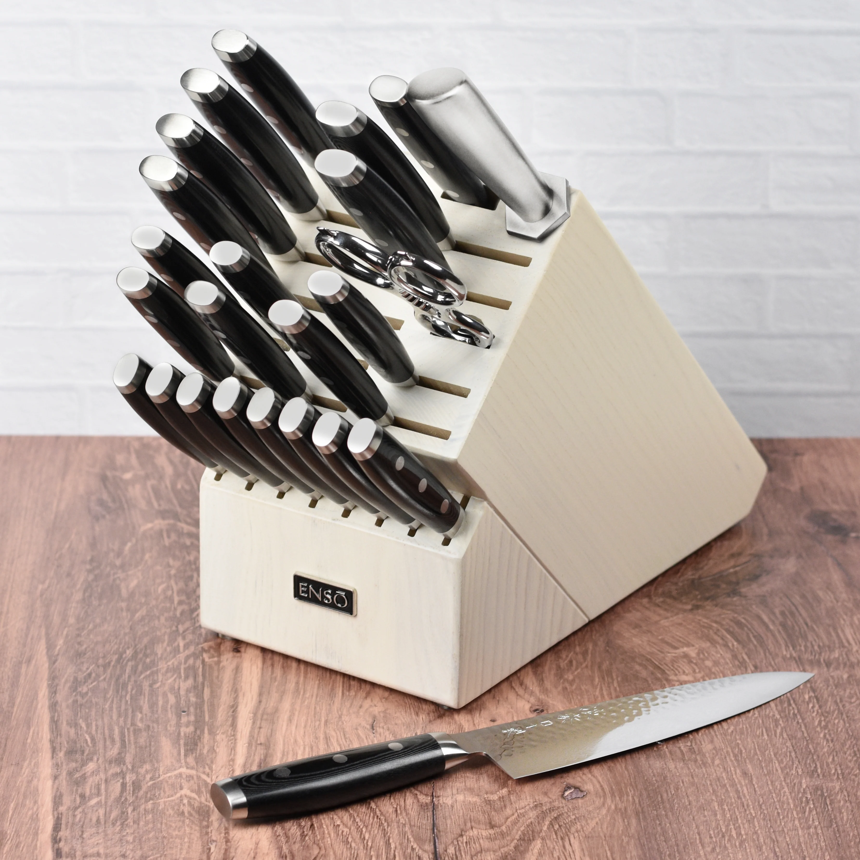 Enso HD 25 Piece Gray Ash Knife Block Set - Image 3