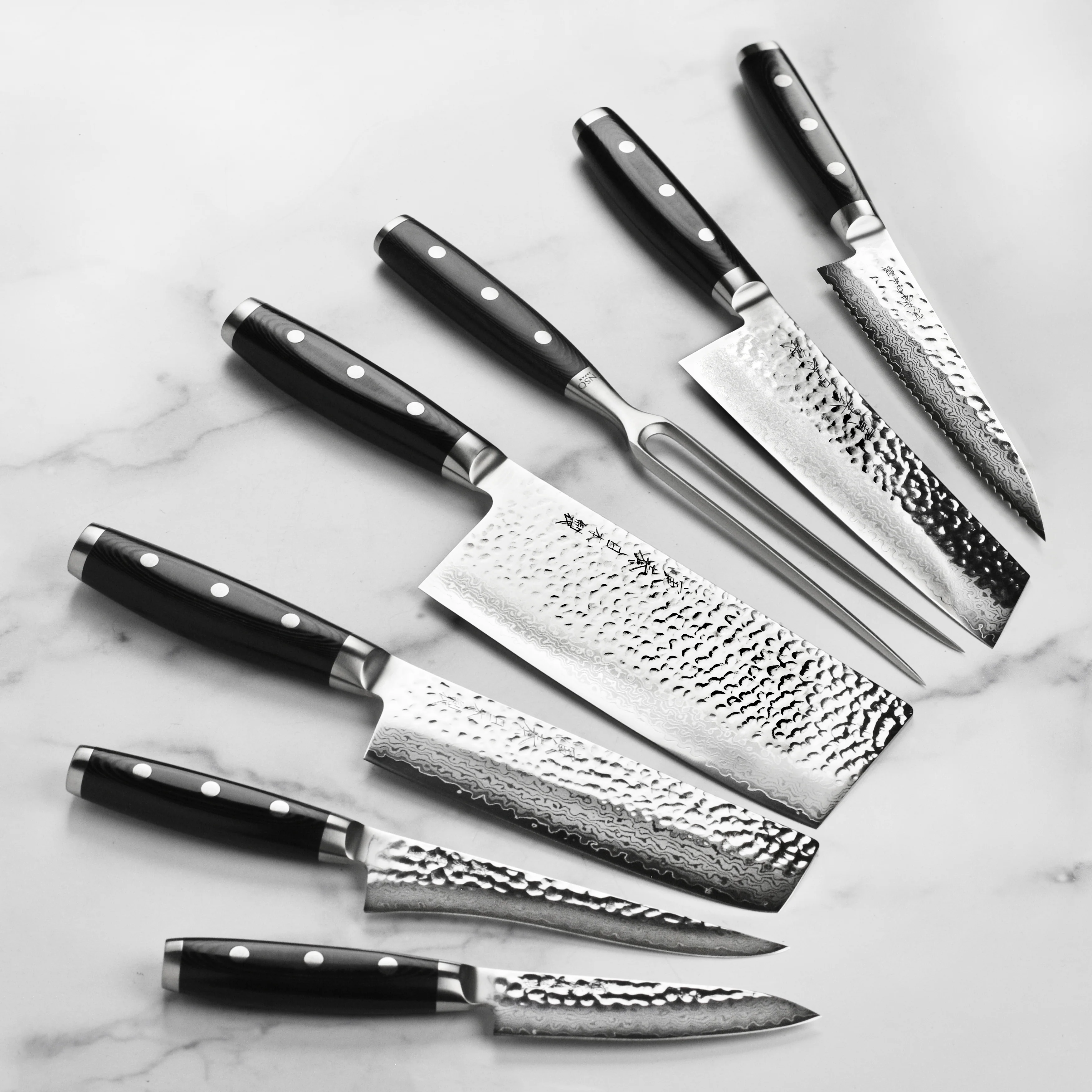 Enso HD 25 Piece Gray Ash Knife Block Set - Image 4