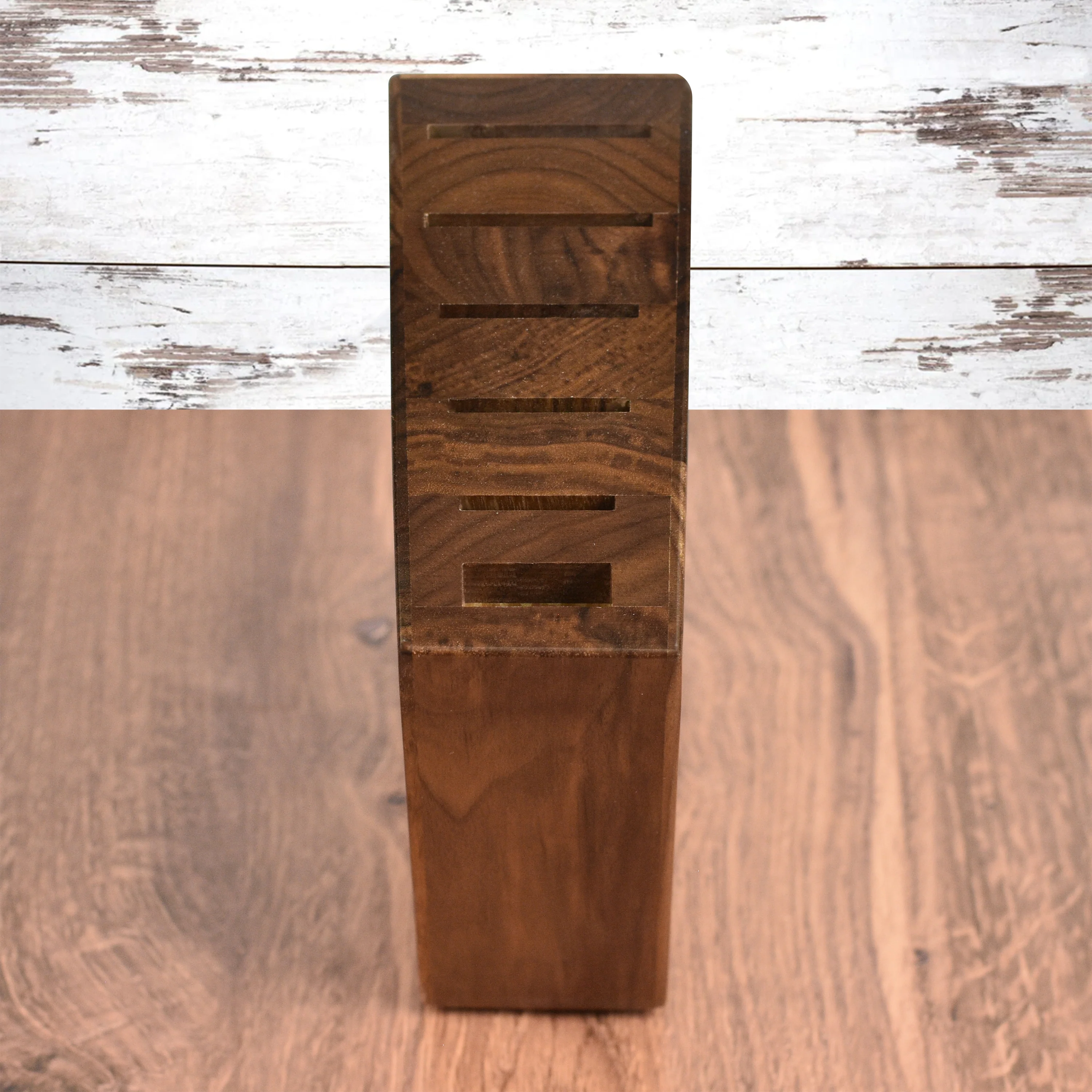 Enso 6 Slot Walnut Knife Block - Image 5