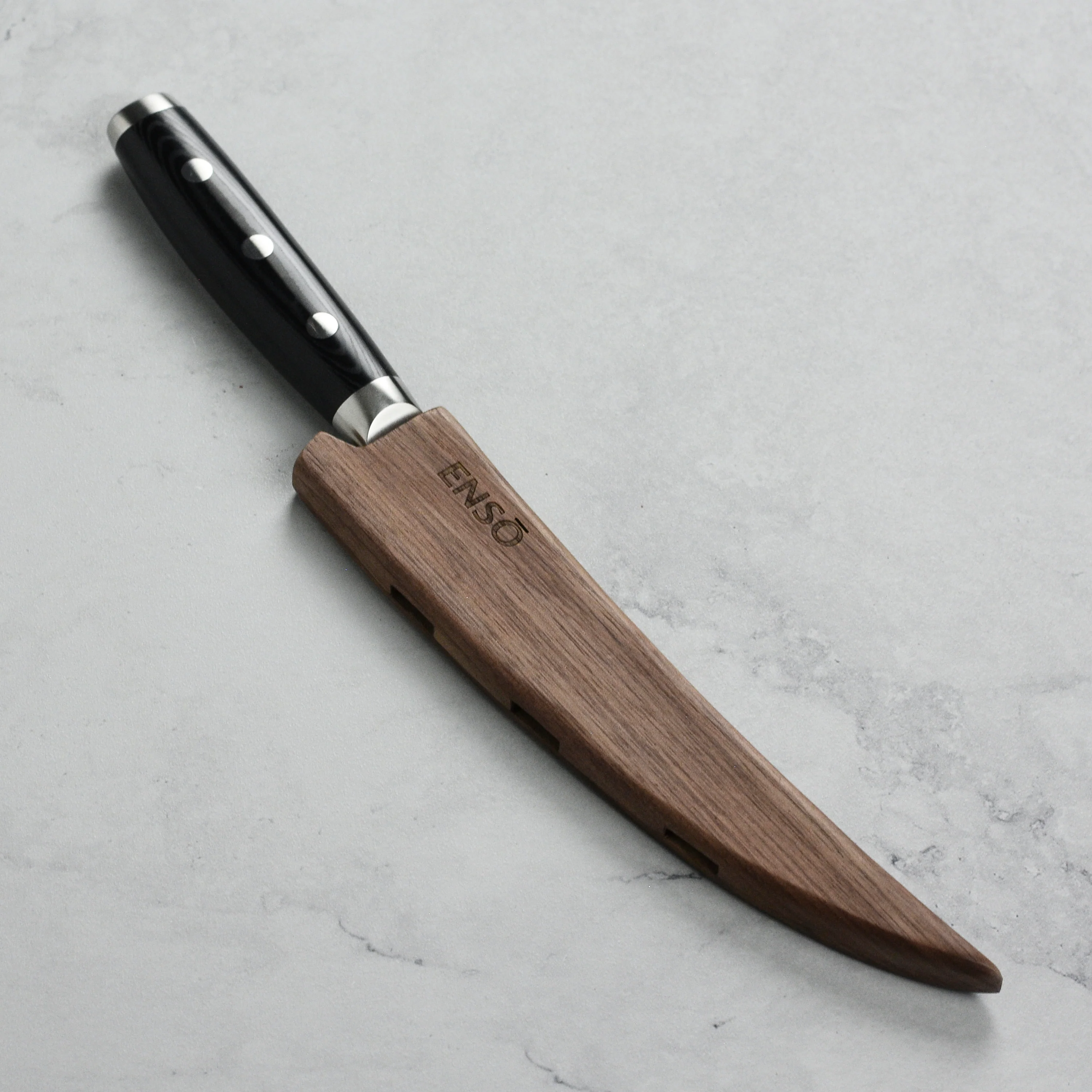 Enso Walnut Magnetic Sheath for 6" Curved Boning Knife - Image 2