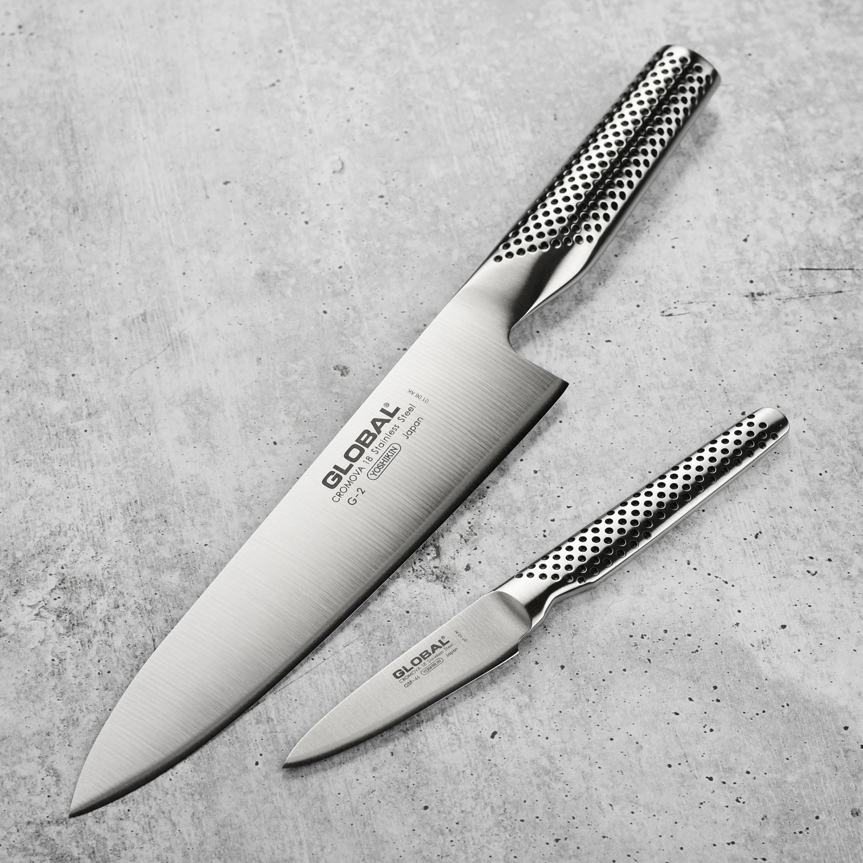 Global 2 Piece Chef's Starter Knife Set