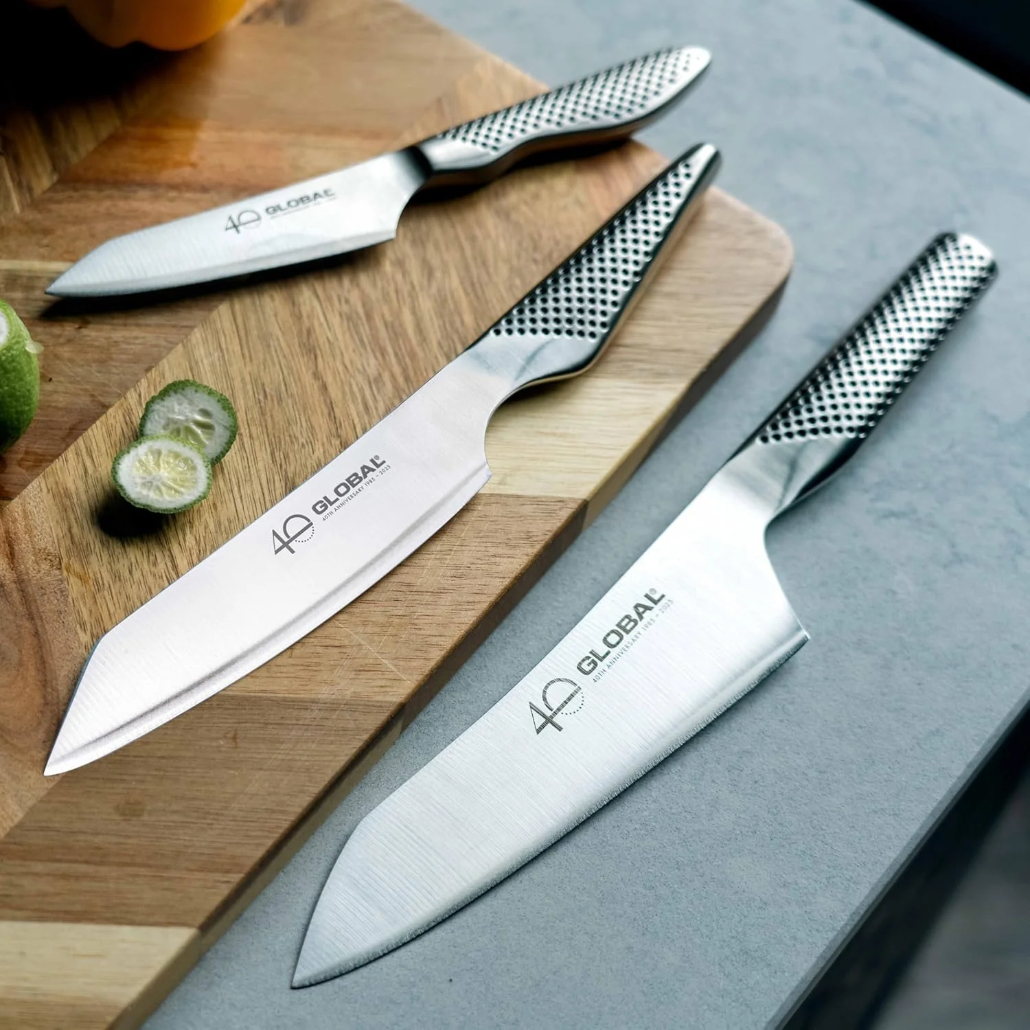 Global 40th Anniversary 3 Piece Knife Set - Image 6