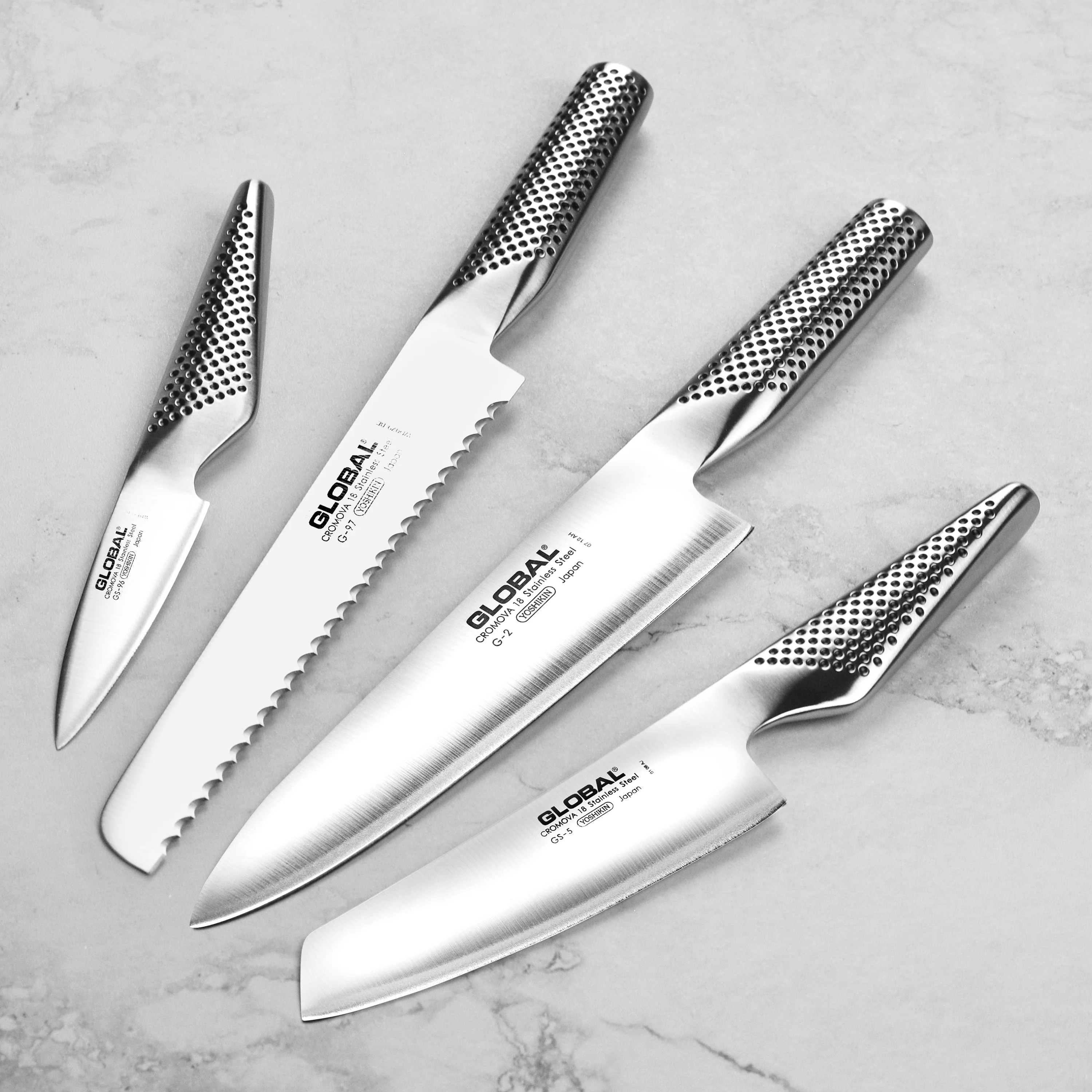 Global Hashira 5 Piece Knife Block Set - Image 2