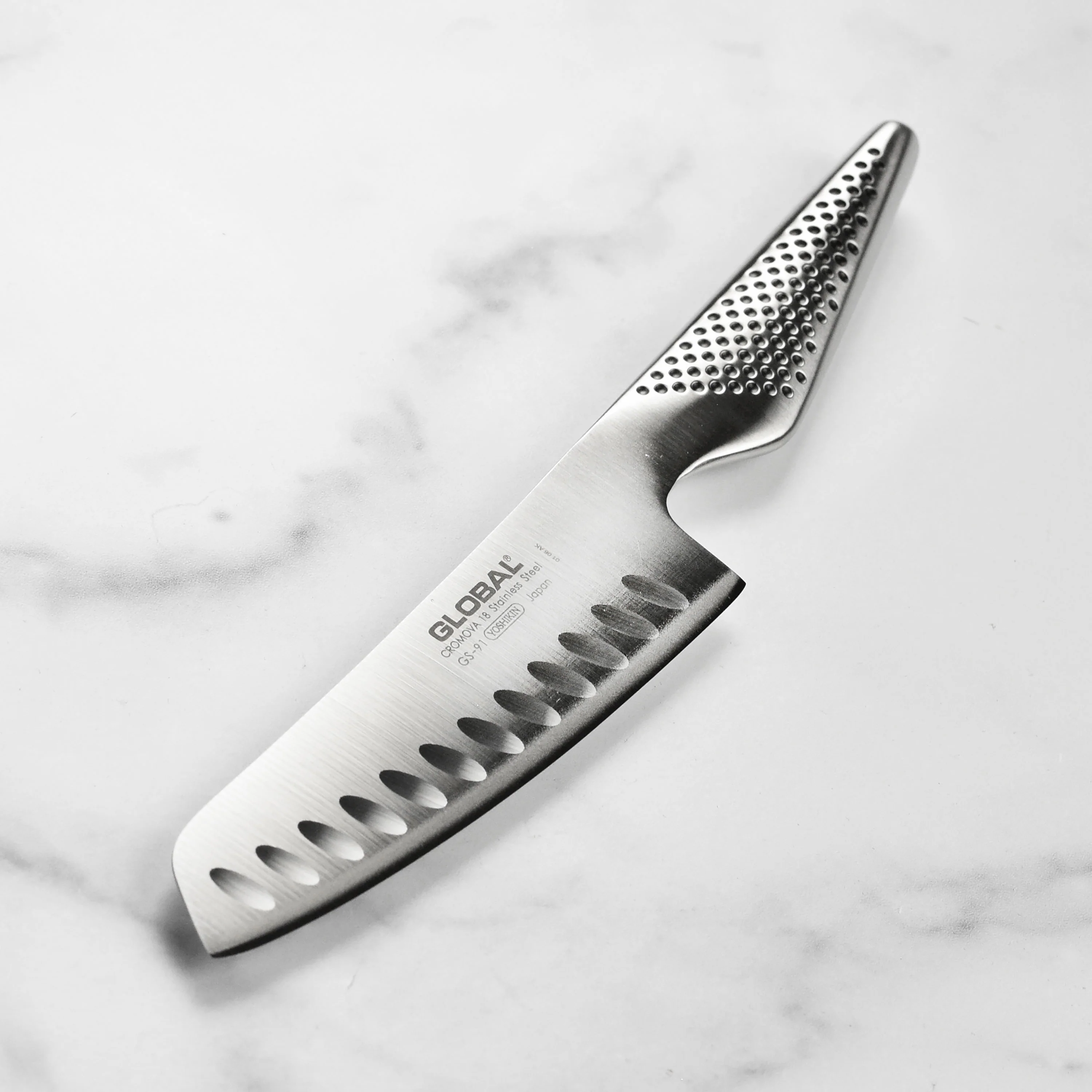 Global 5.5" Hollow Edge Nakiri Knife