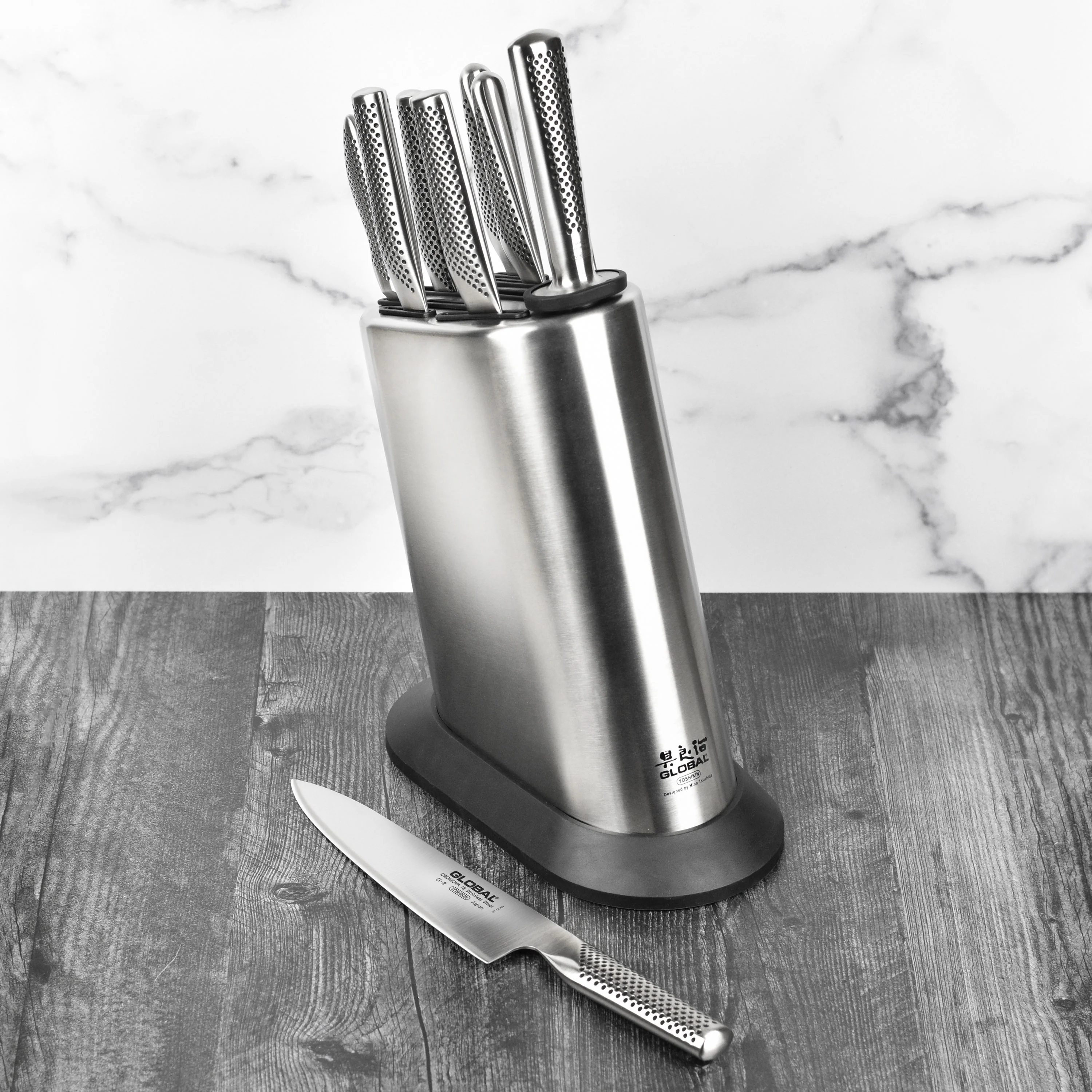 Global 10" Single Bevel Sashimi Knife - Image 7