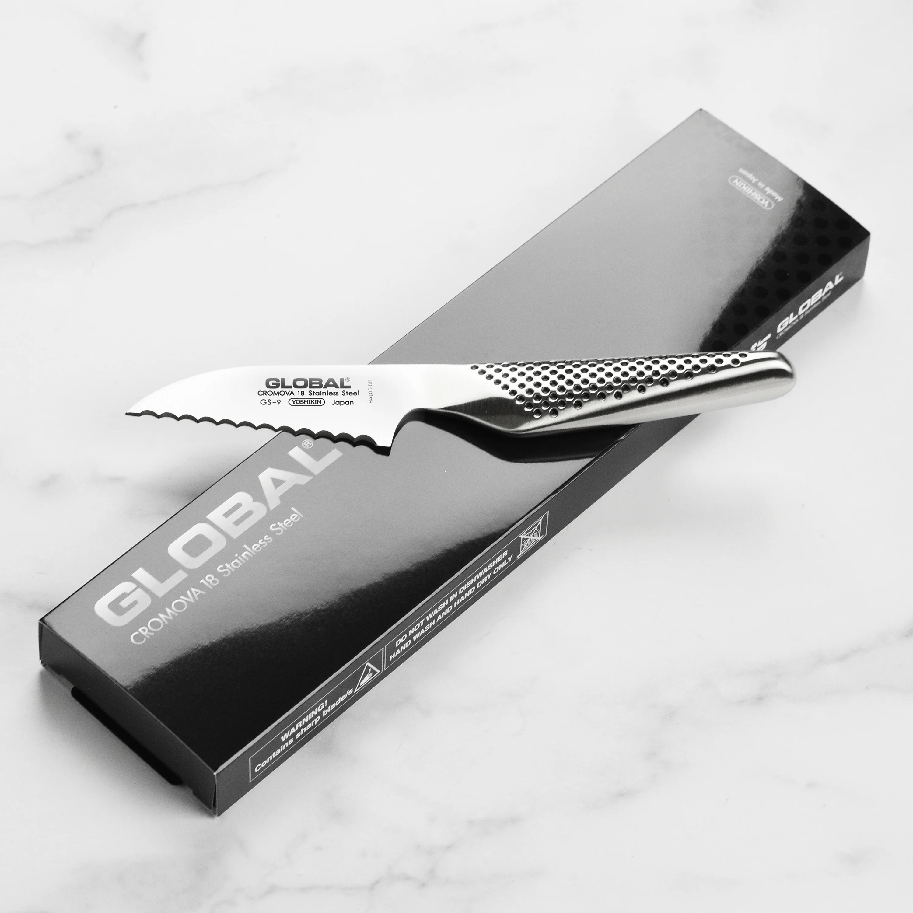 Global 3" Serrated Paring Knife - Image 6