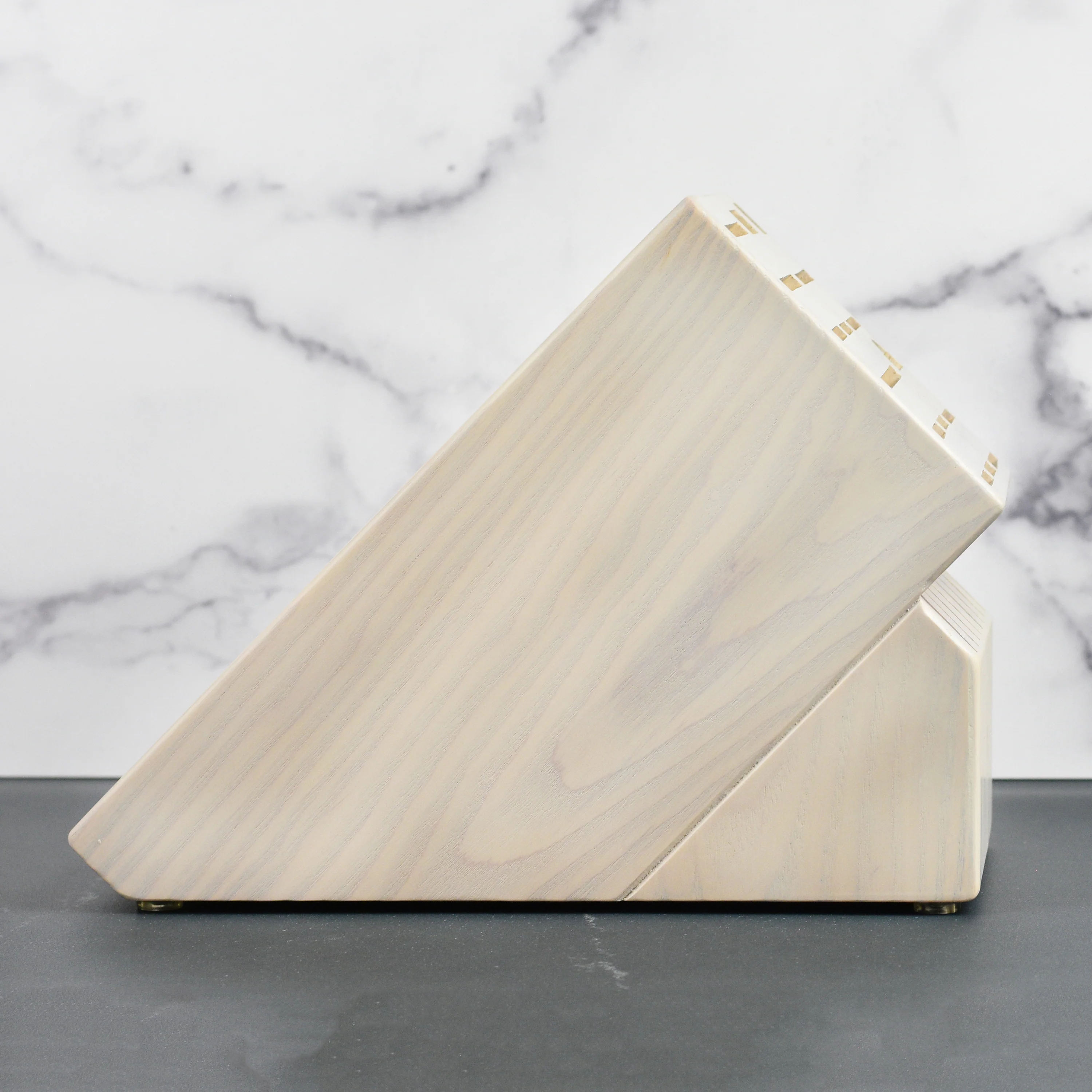 24 Slot Gray Ash Knife Block - Image 3
