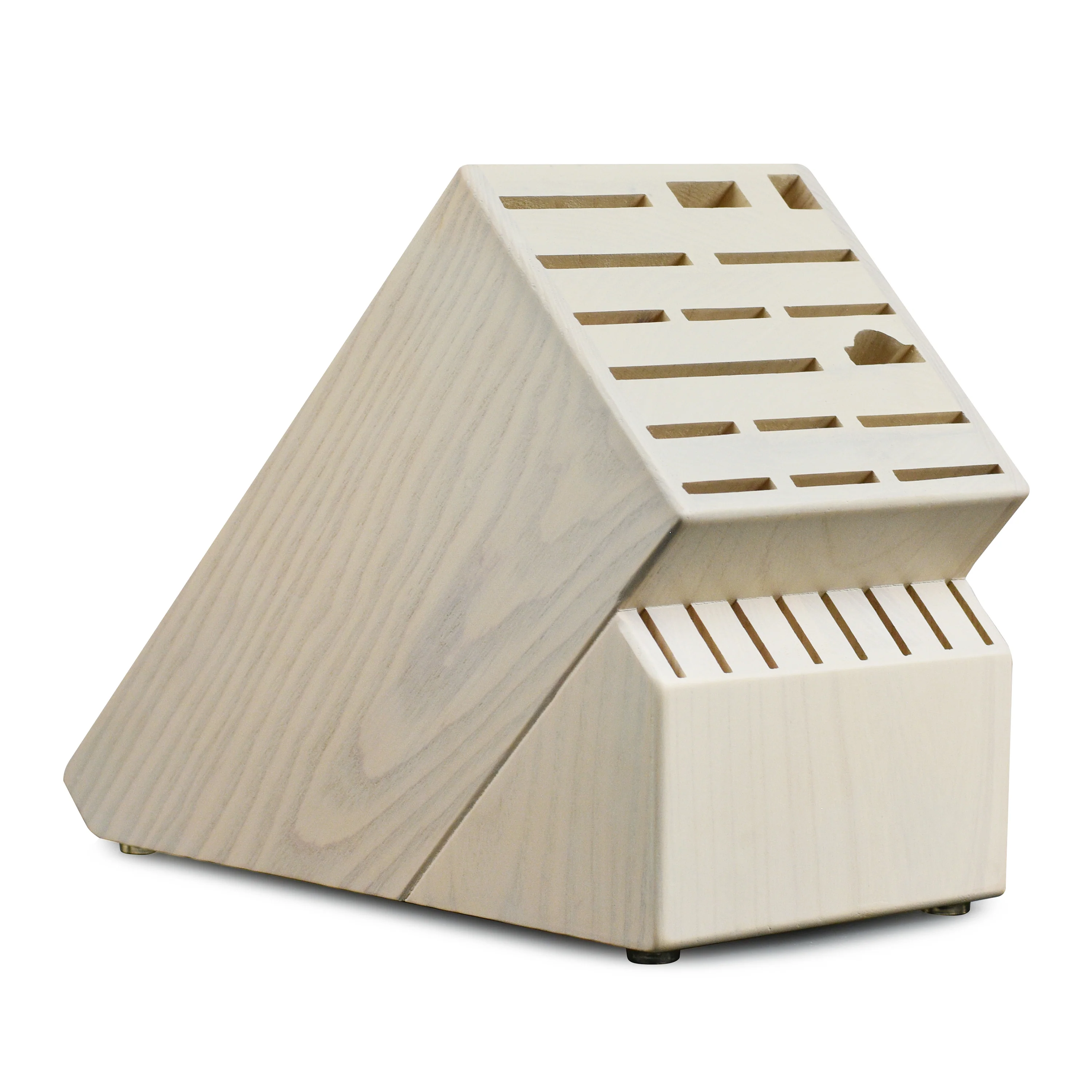 24 Slot Gray Ash Knife Block - Image 5