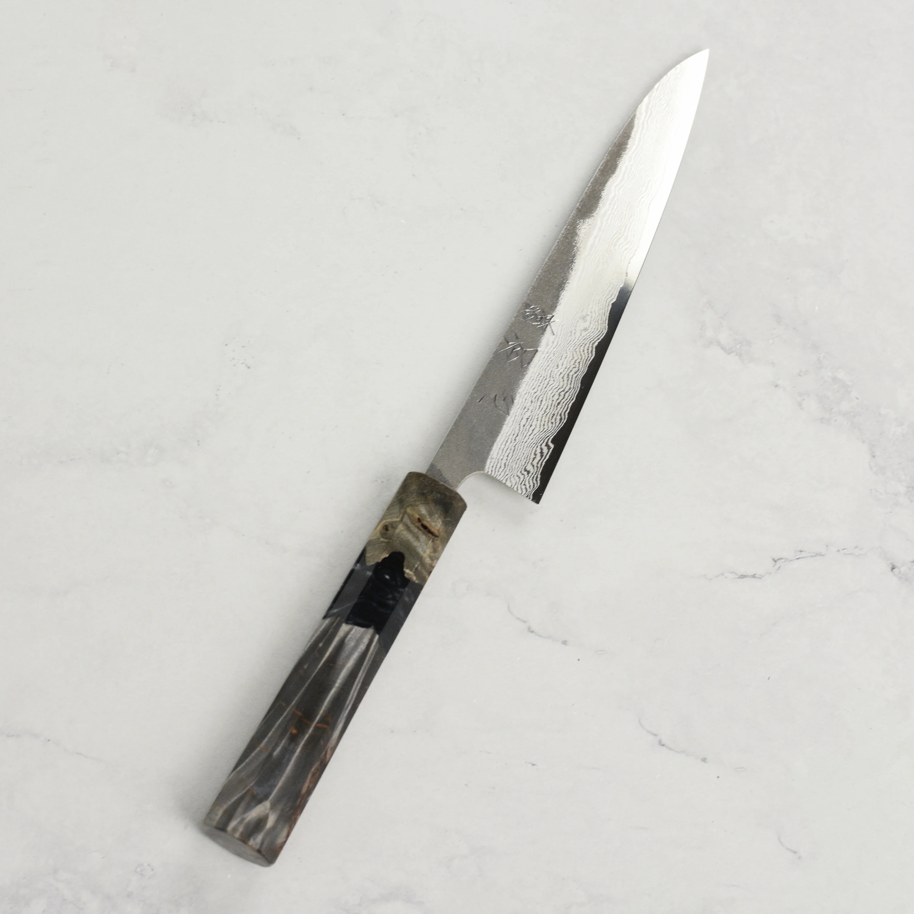 Hatsukokoro Atelier Kurouchi Damascus 5.9" Petty - Image 3