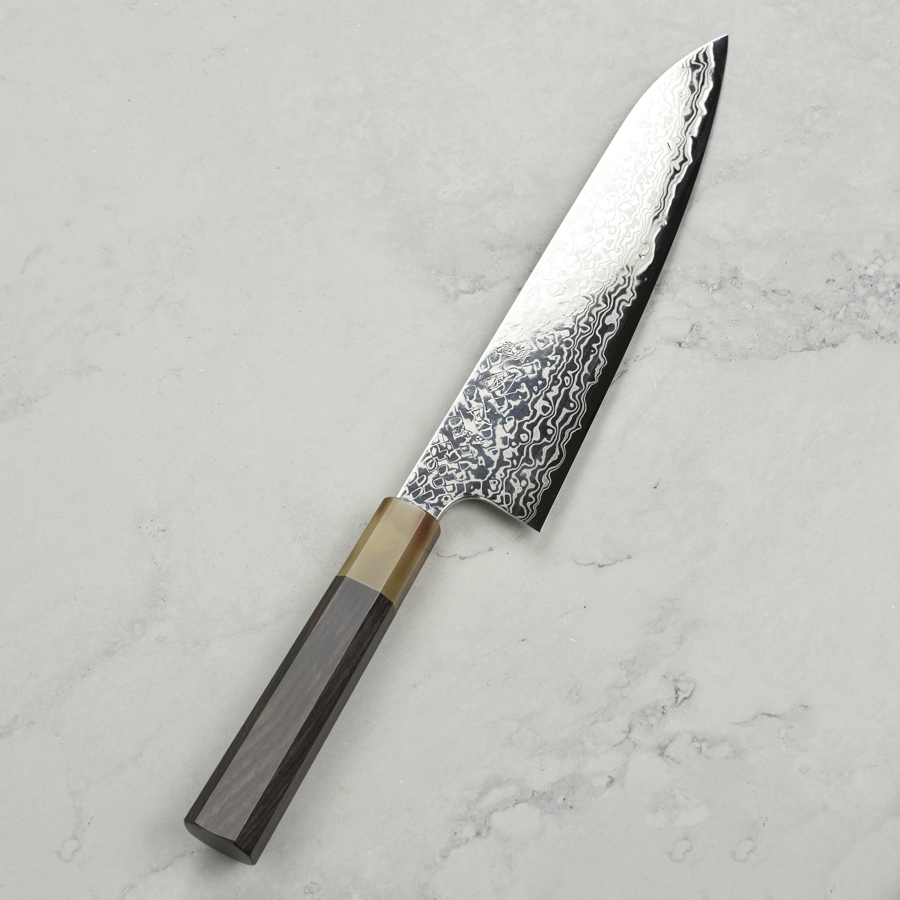 Hatsukokoro x Yauji Ginga34 Damascus 8.25" Gyuto - Image 4
