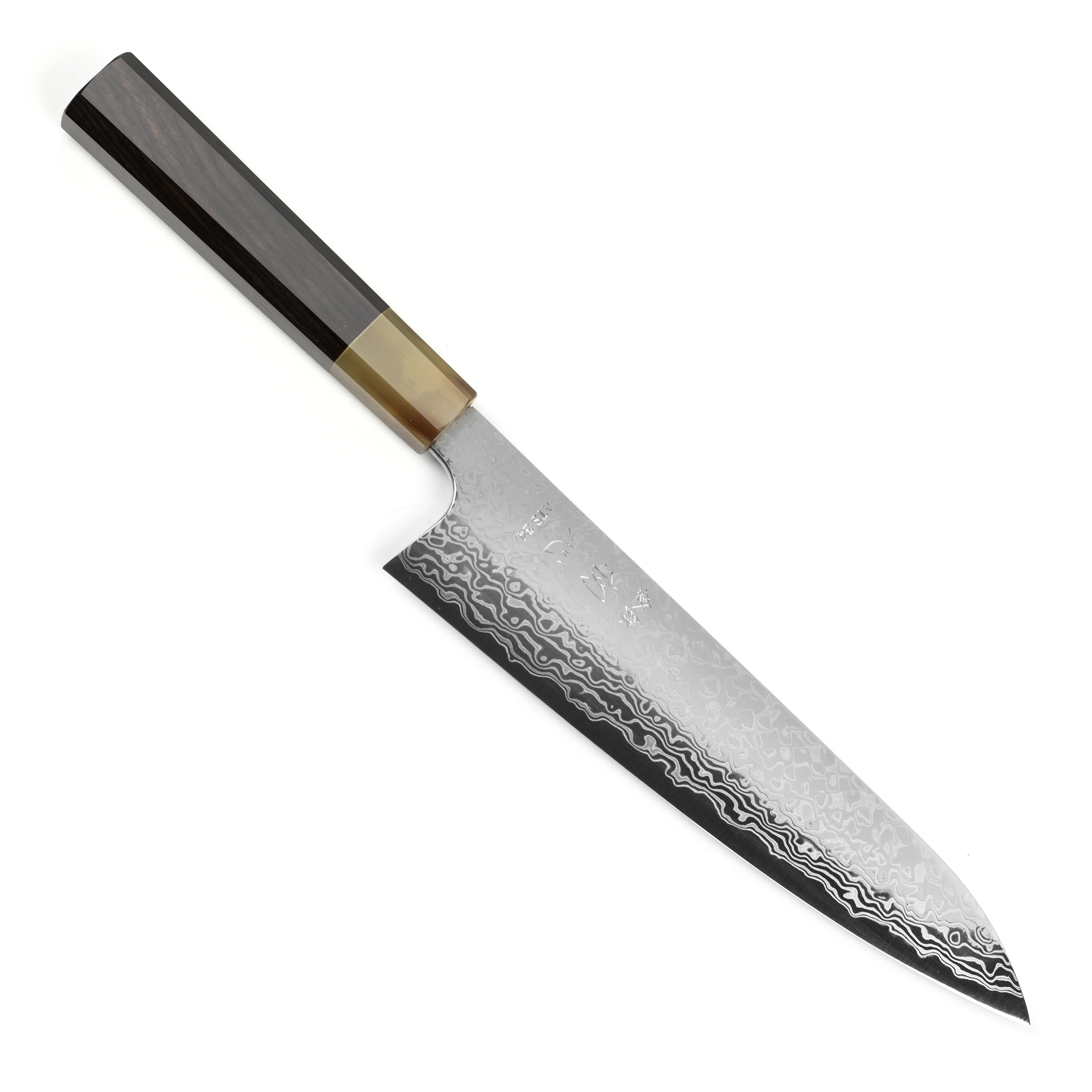 Hatsukokoro x Yauji Ginga34 Damascus 8.25" Gyuto - Image 9