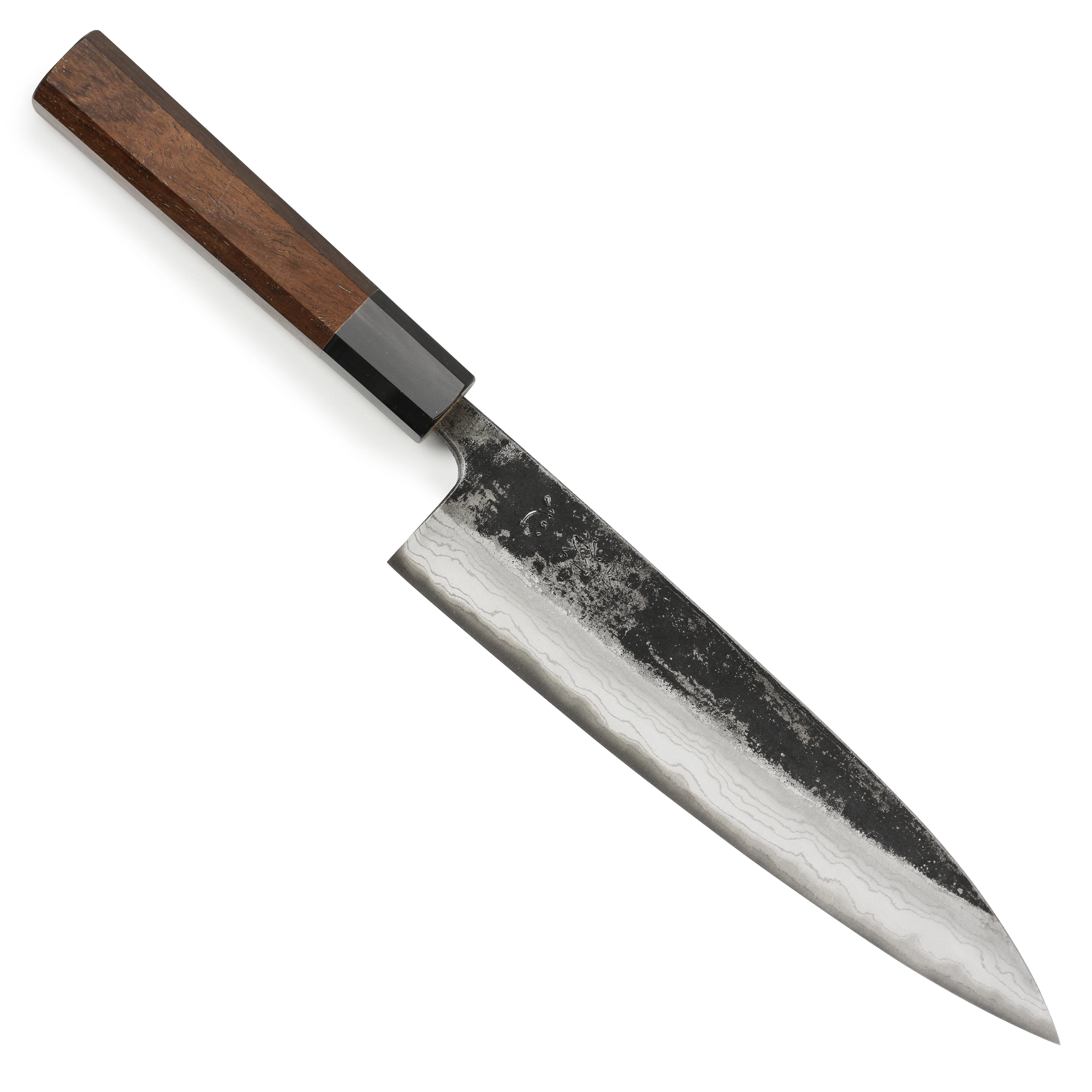 Hatsukokoro Kumokage Aogami #2 Kurouchi Damascus 8.25" Gyuto - Image 4