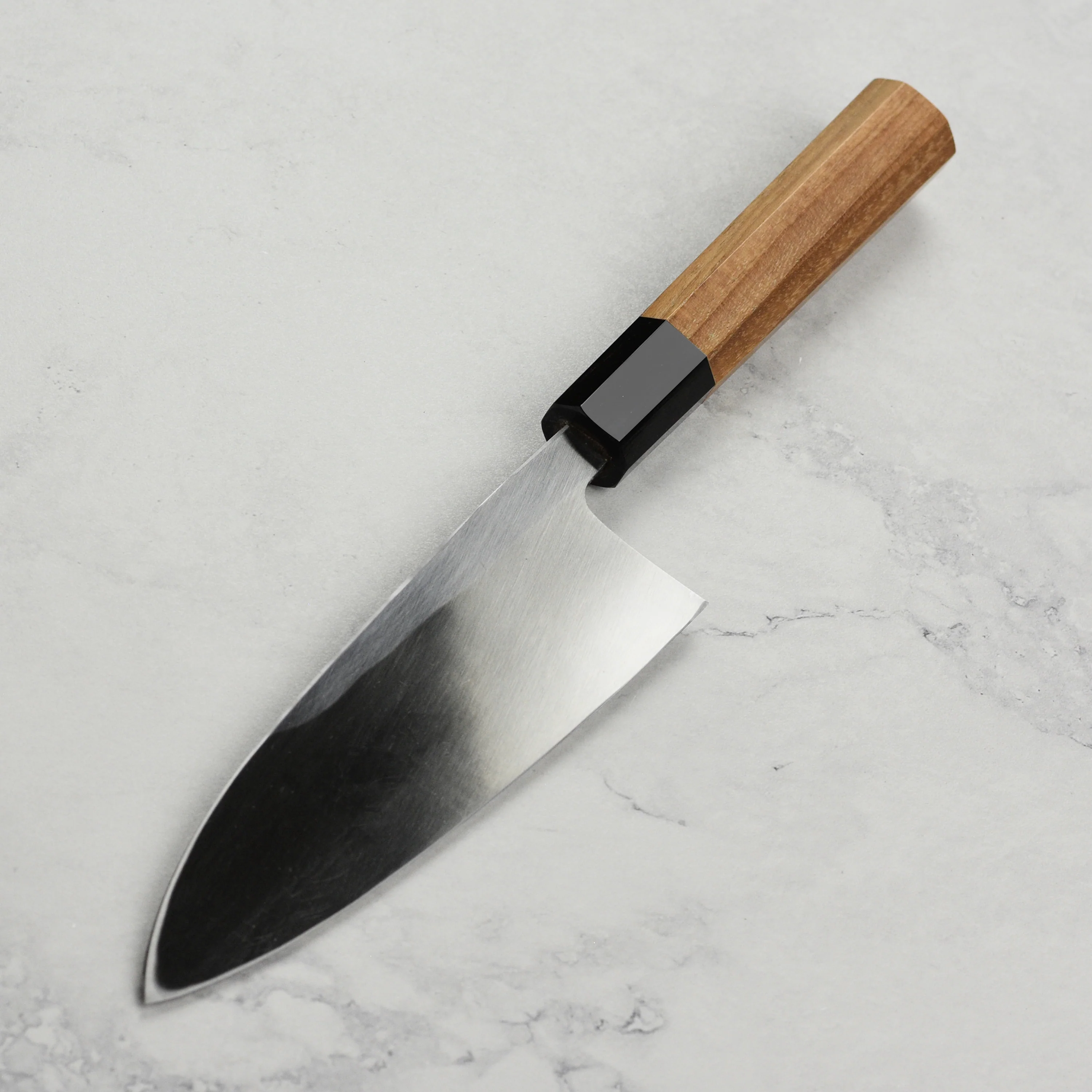 Hatsukokoro Shirasagi Aogami #2 Kurouchi 6.5" Single-Bevel Deba - Image 7