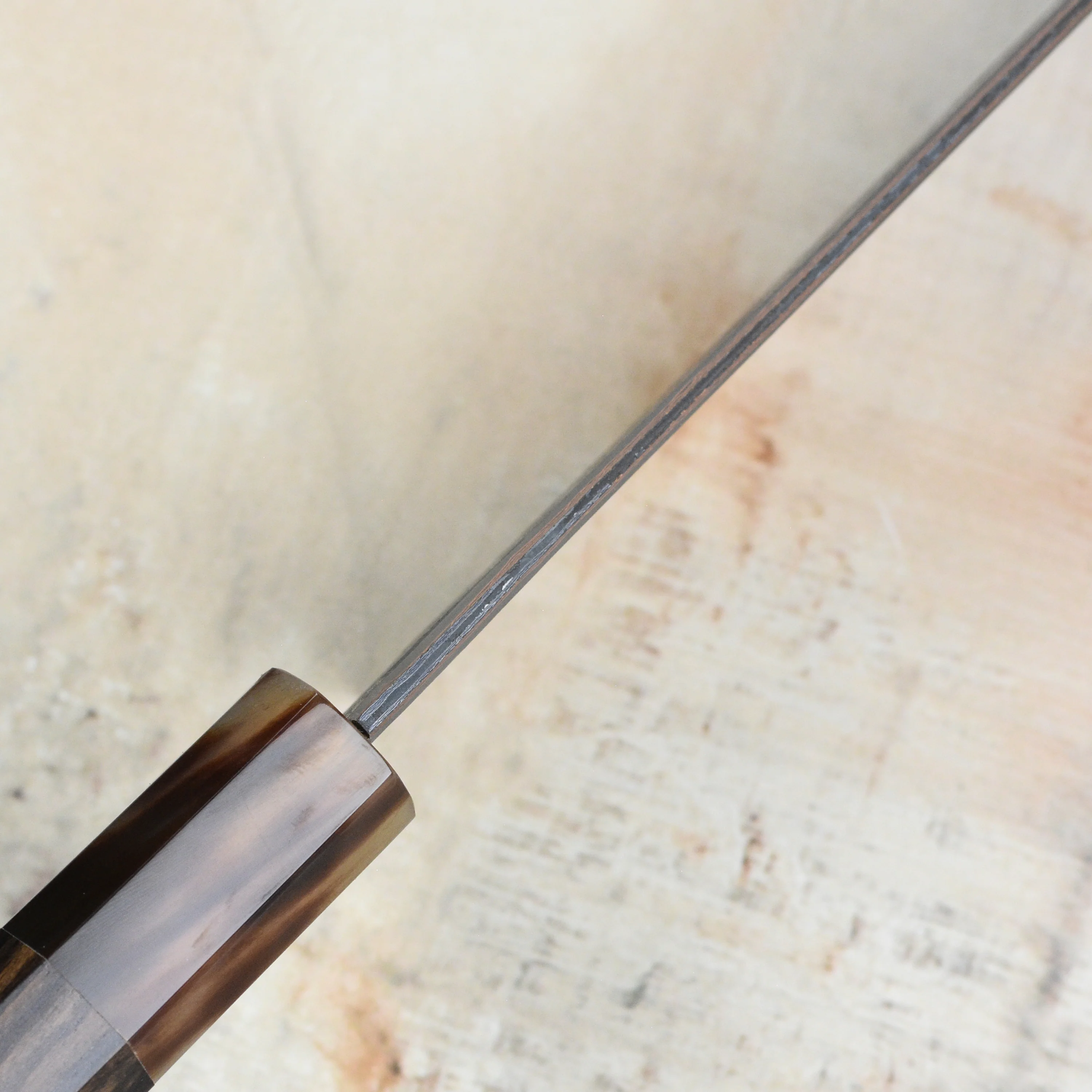 Hatsukokoro Yorokobi SLD Kurouchi Copper Damascus 7" Bunka - Image 7