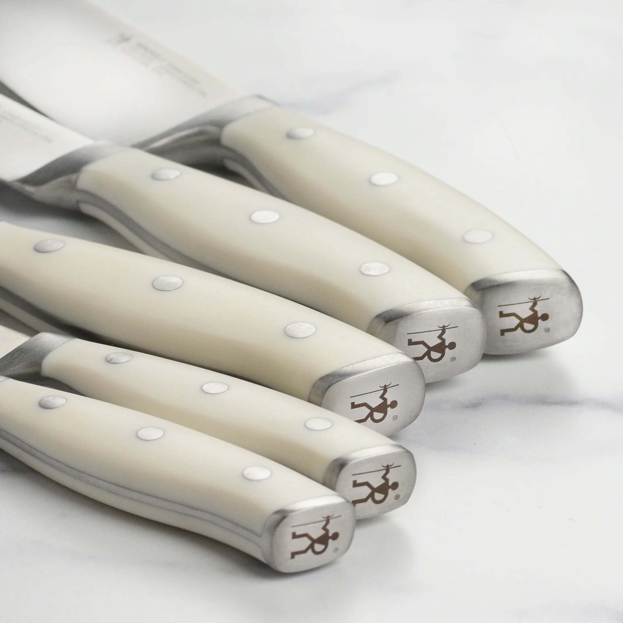 Henckels Forged Accent 16 Piece Off-White Knife Block Set - Image 4