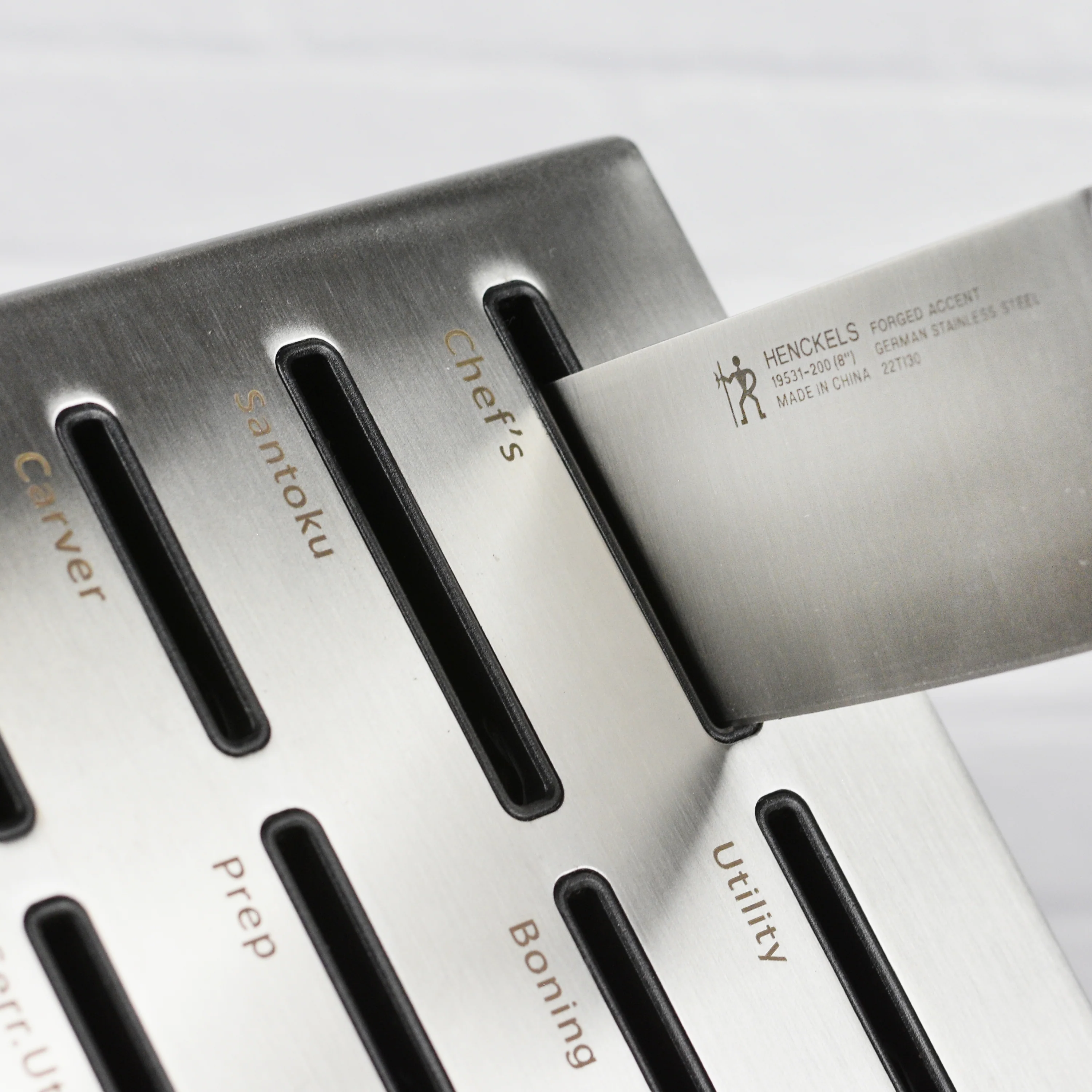 Henckels Forged Accent 20 Piece Self-Sharpening Knife Block Set, Off-White Handles - Image 9