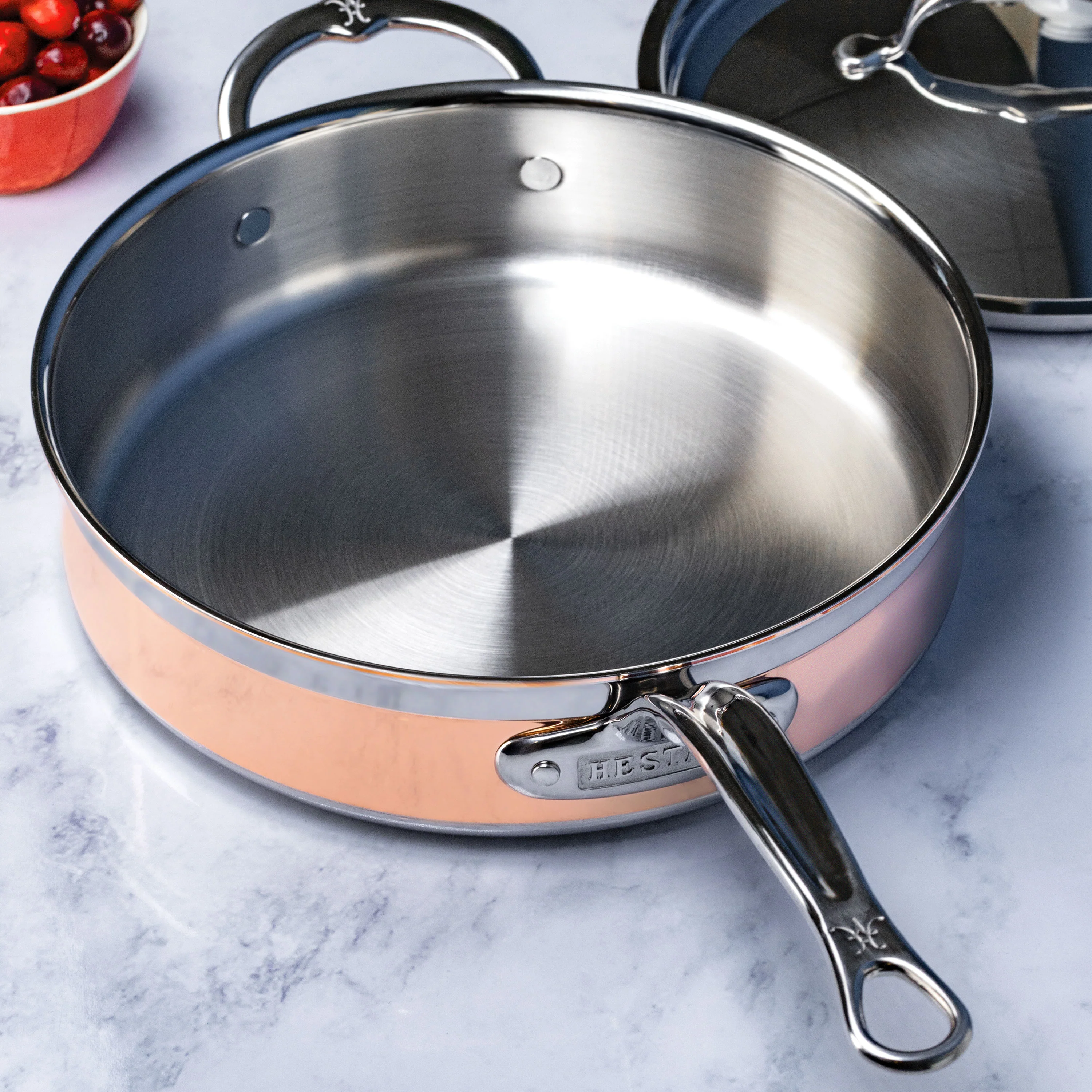 Hestan CopperBond 10 Piece Induction Copper Cookware Set - Image 5