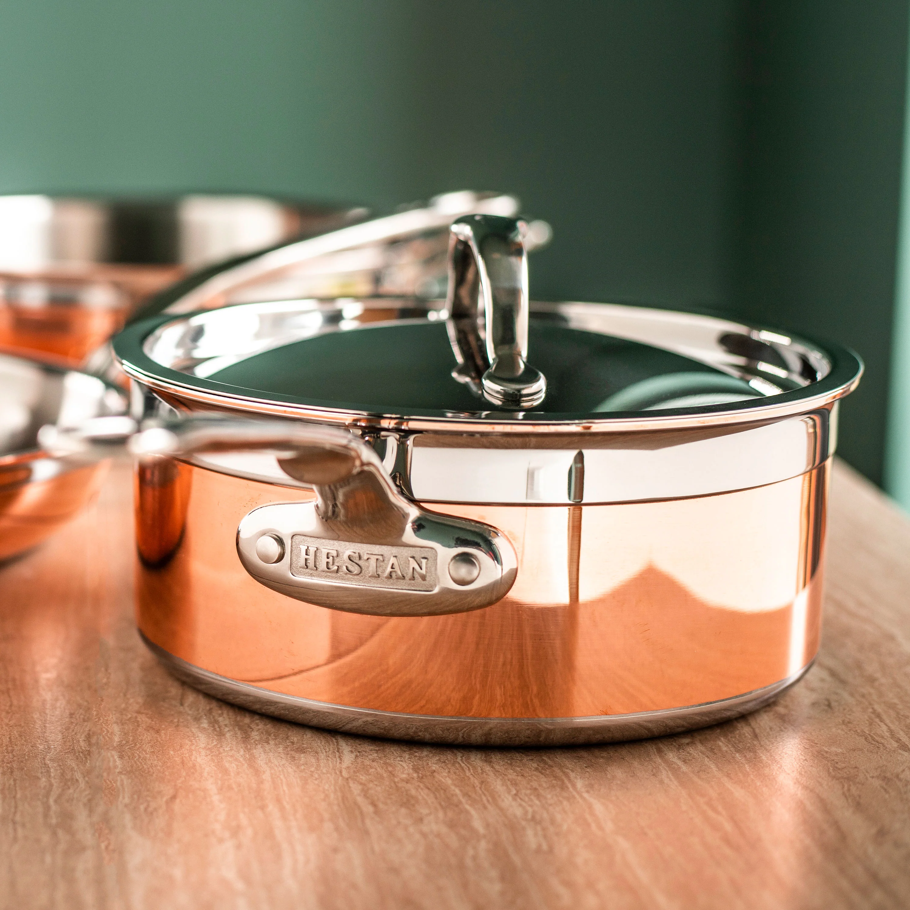 Hestan CopperBond 2-quart Induction Copper Saucepan - Image 4