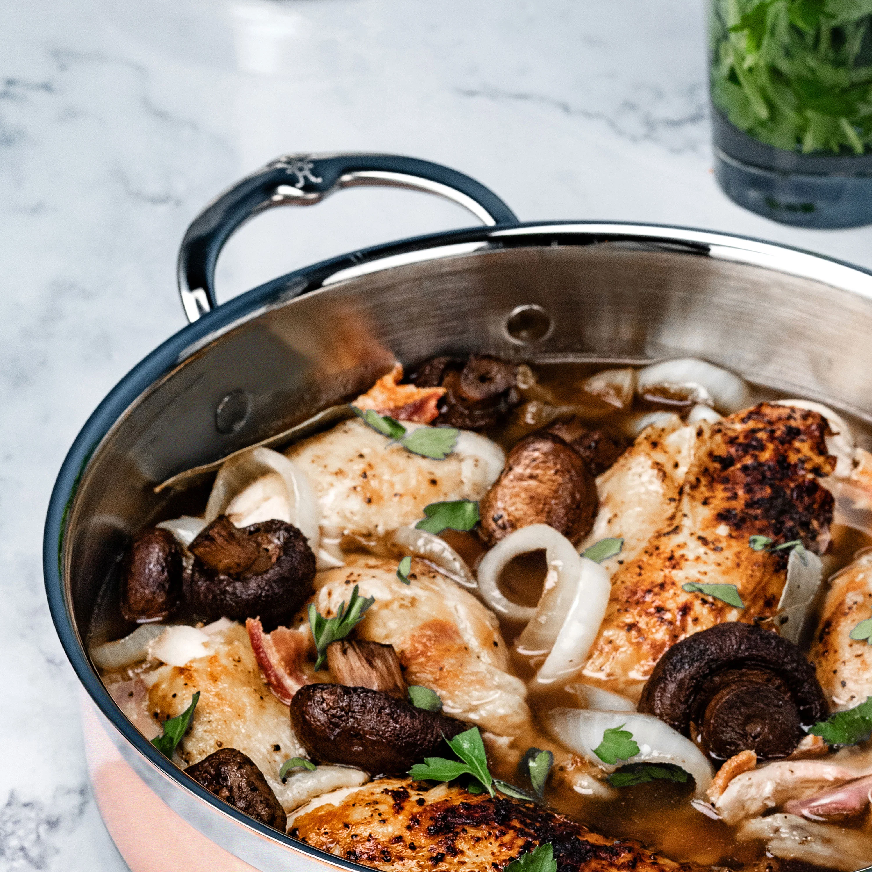 Hestan CopperBond 3.5-quart Induction Copper Saute Pan - Image 4