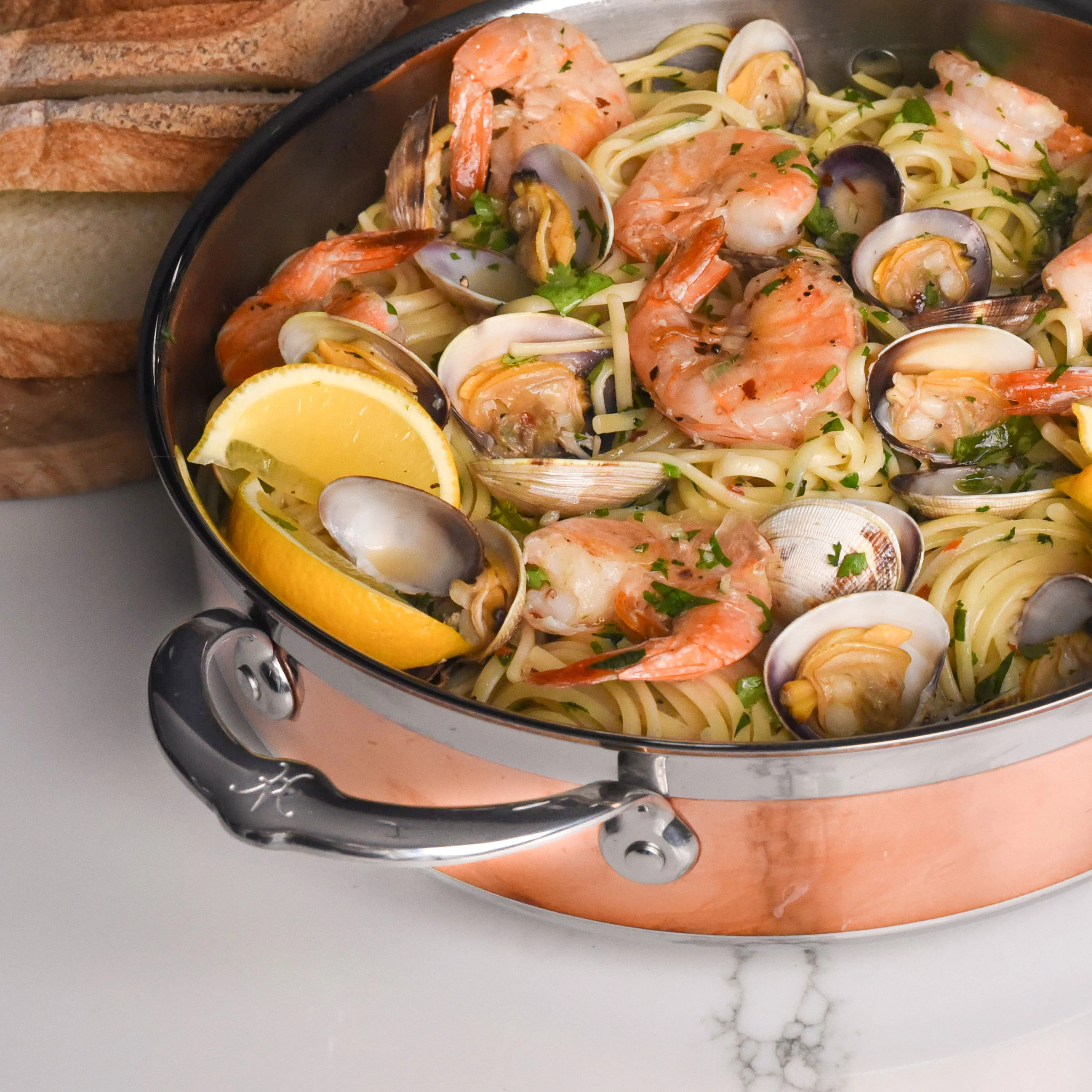 Hestan CopperBond 3.5-quart Induction Copper Saute Pan - Image 5