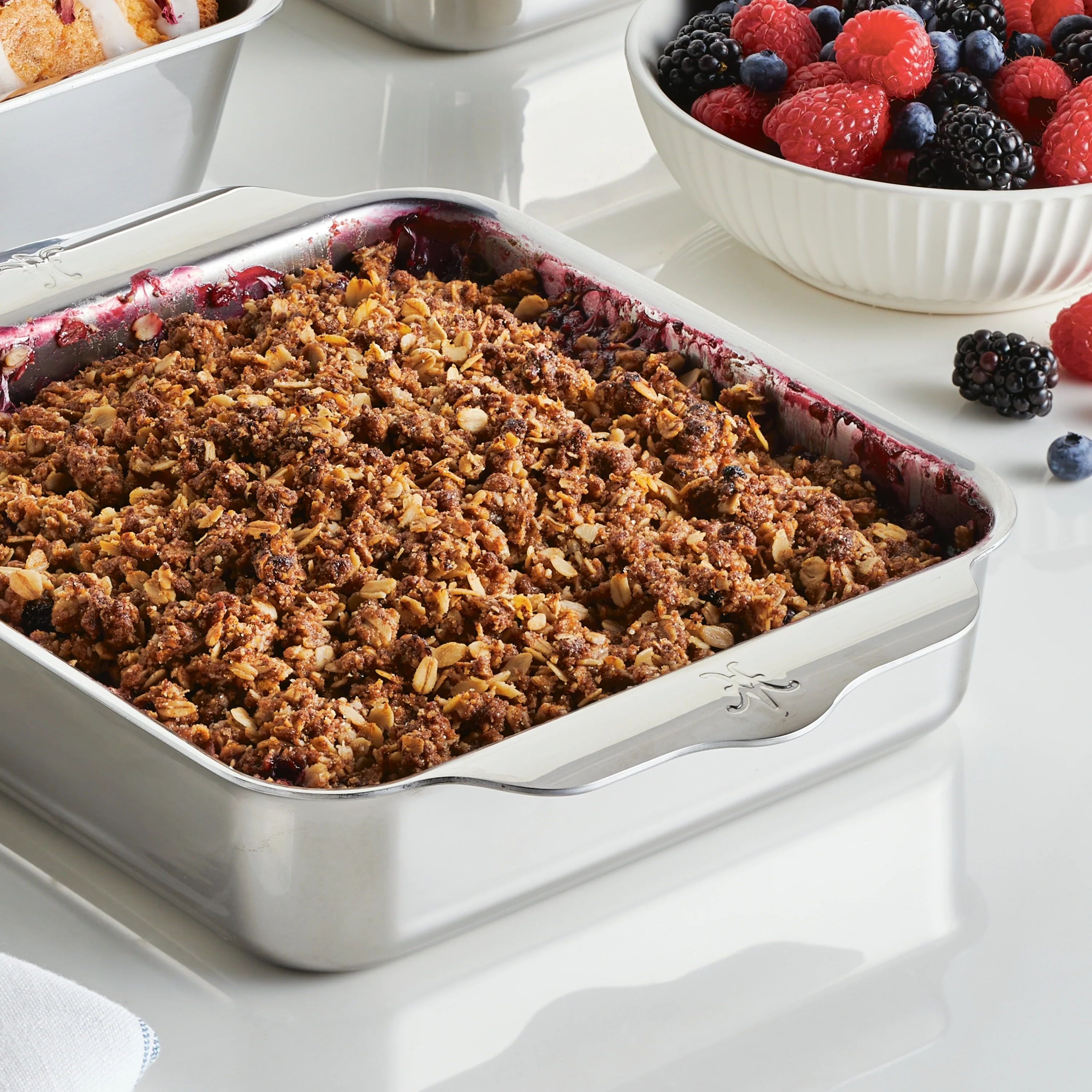 Hestan OvenBond Tri-Ply 8" Square Baking Pan - Image 4