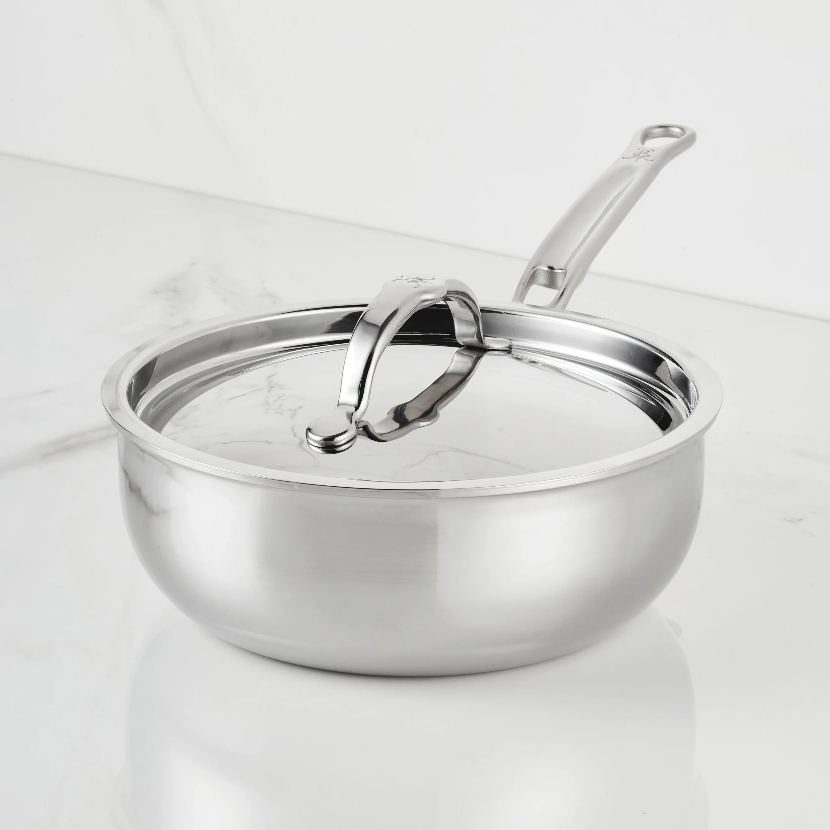 Hestan ProBond Luxe 2-quart Stainless Steel Saucier - Image 3