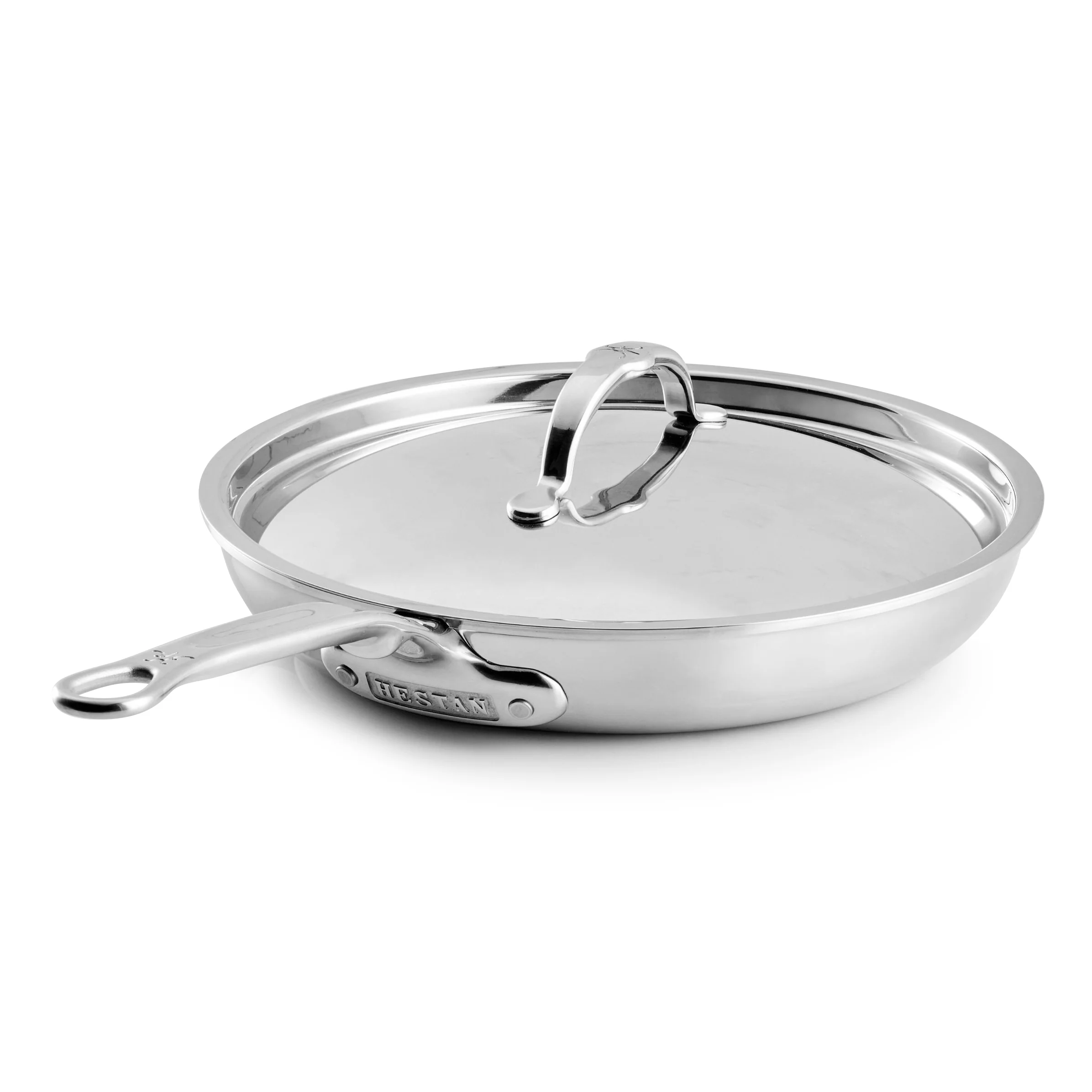 Hestan ProBond Luxe 11" Stainless Steel Skillet with Lid - Image 7