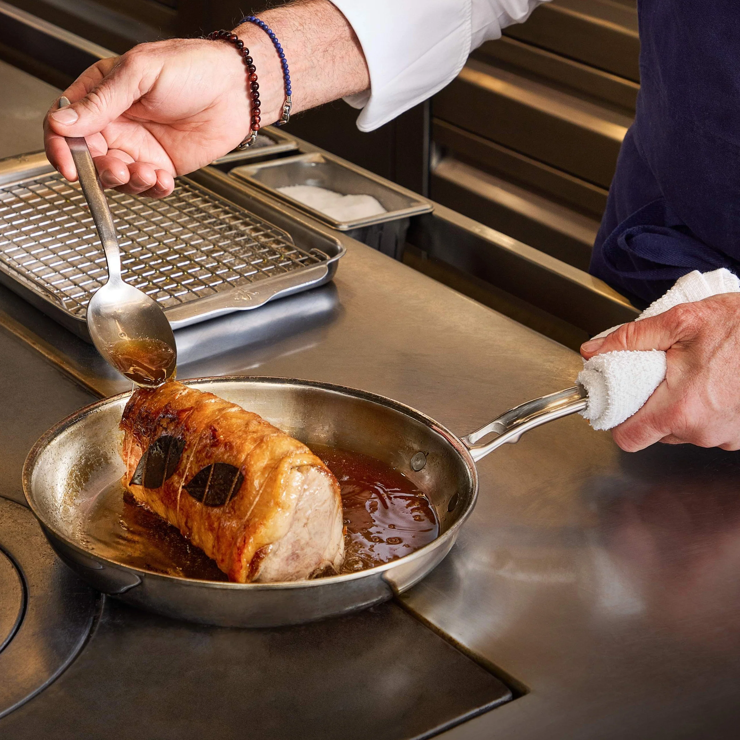 Hestan ProBond Luxe 12.5" Stainless Steel Skillet - Image 7