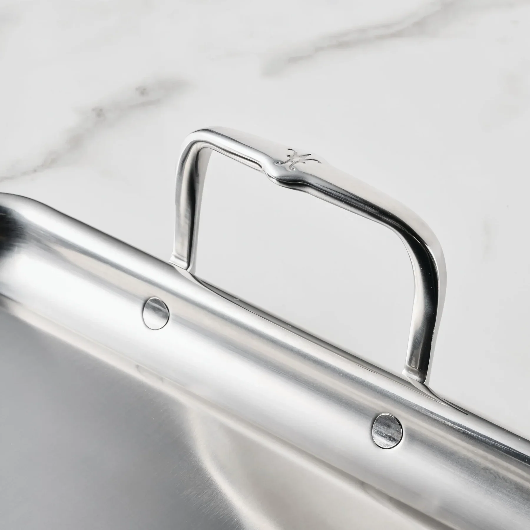 Hestan Tri-Ply Double Burner Griddle, 21" x 13" - Image 4