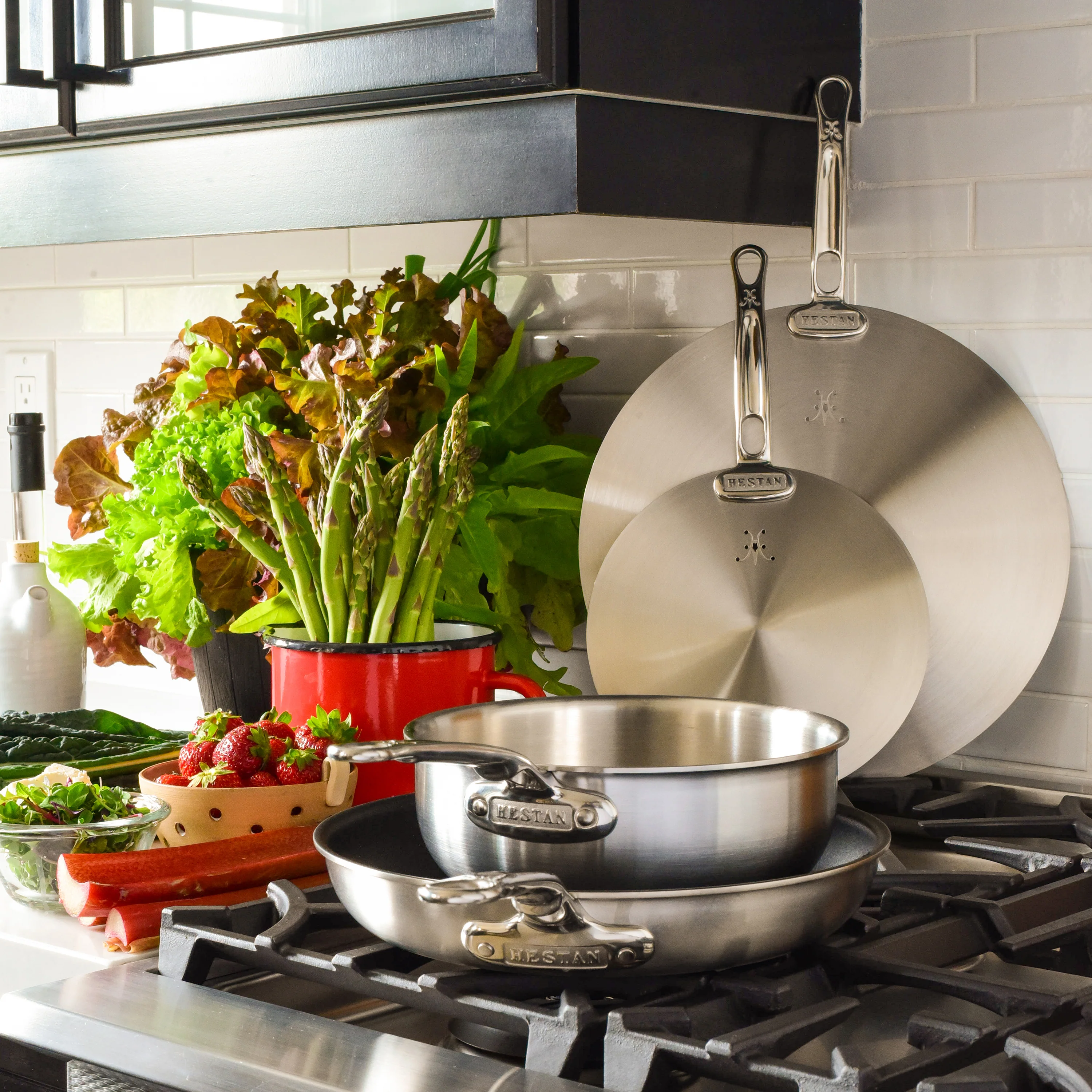 Hestan 8.5 & 12.5" Universal Lid Set - Image 4