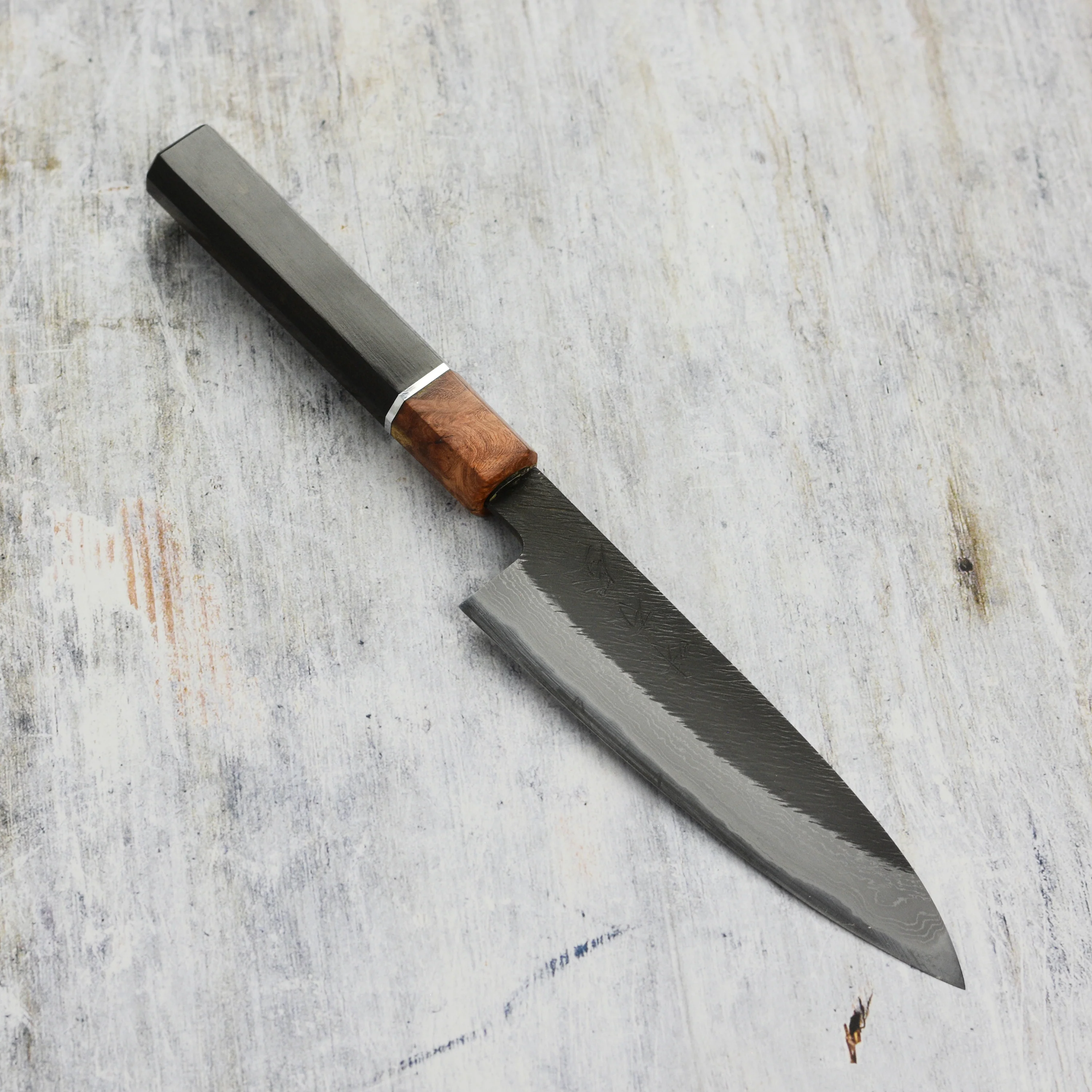 Hinoura Shirogami #2 Matsuba Damascus 5.3" Petty