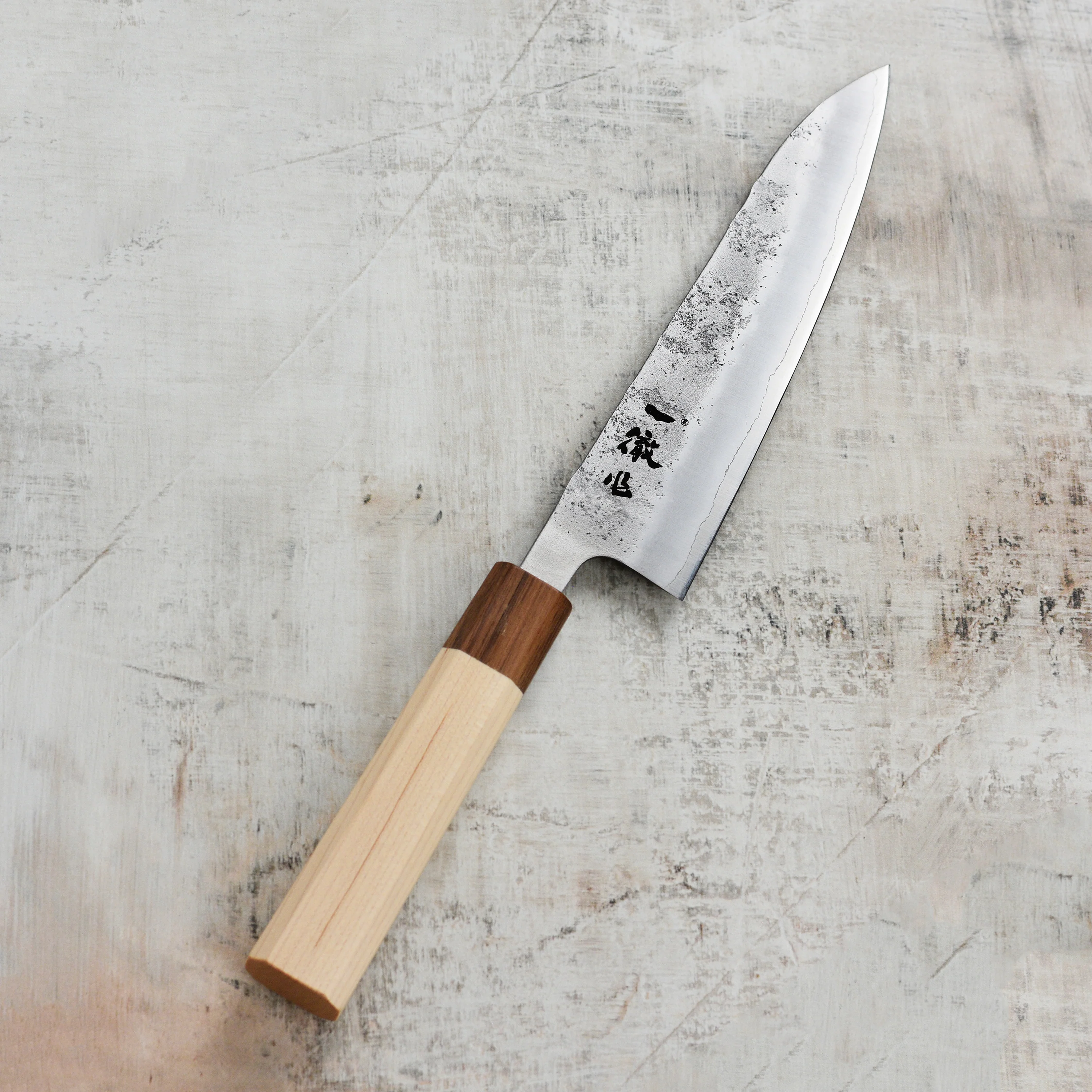 Ittetsu Ginsan Nashiji 7" Gyuto - Image 6