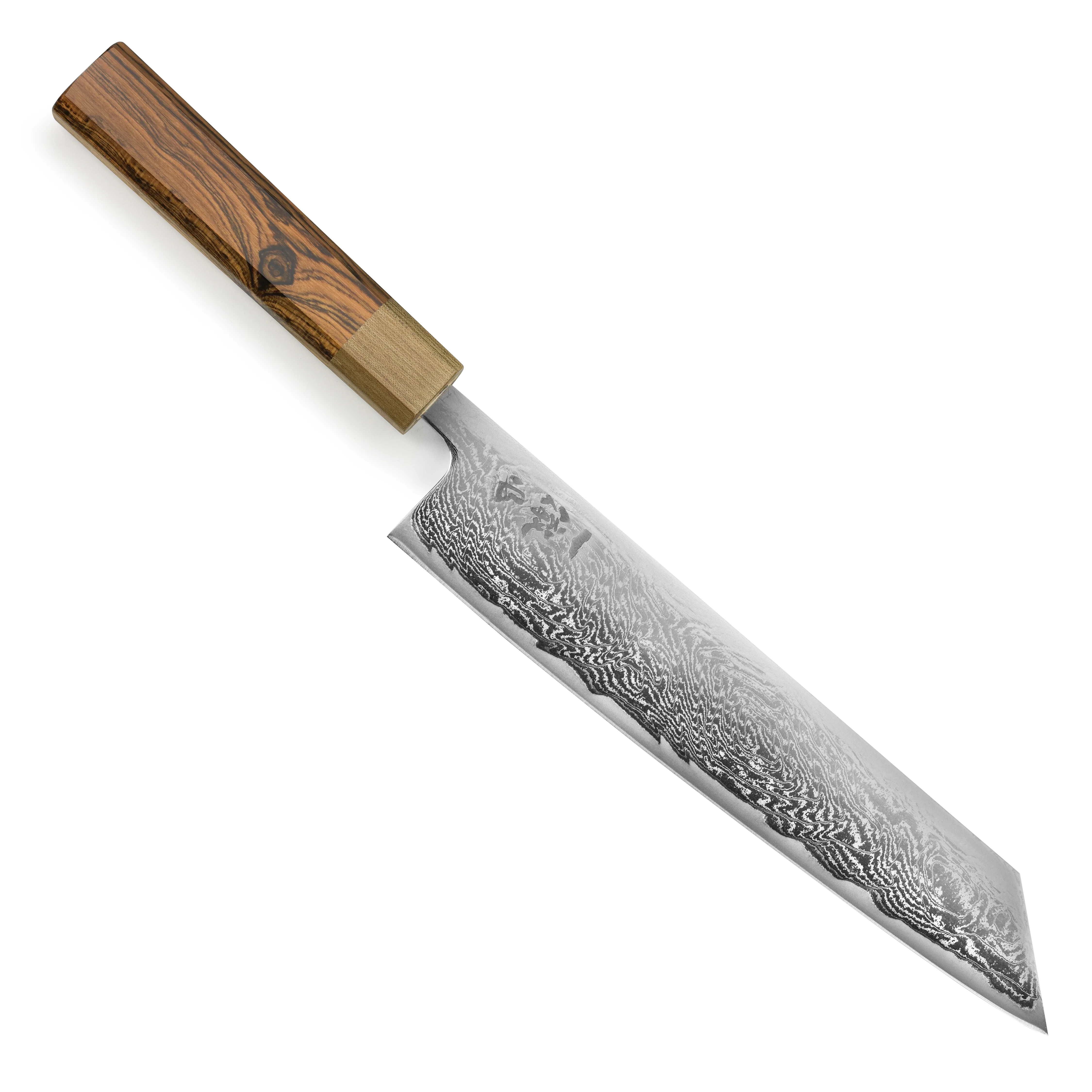 Ittetsu AUS10 Spiral Damascus 9.4" Kiritsuke - Image 4