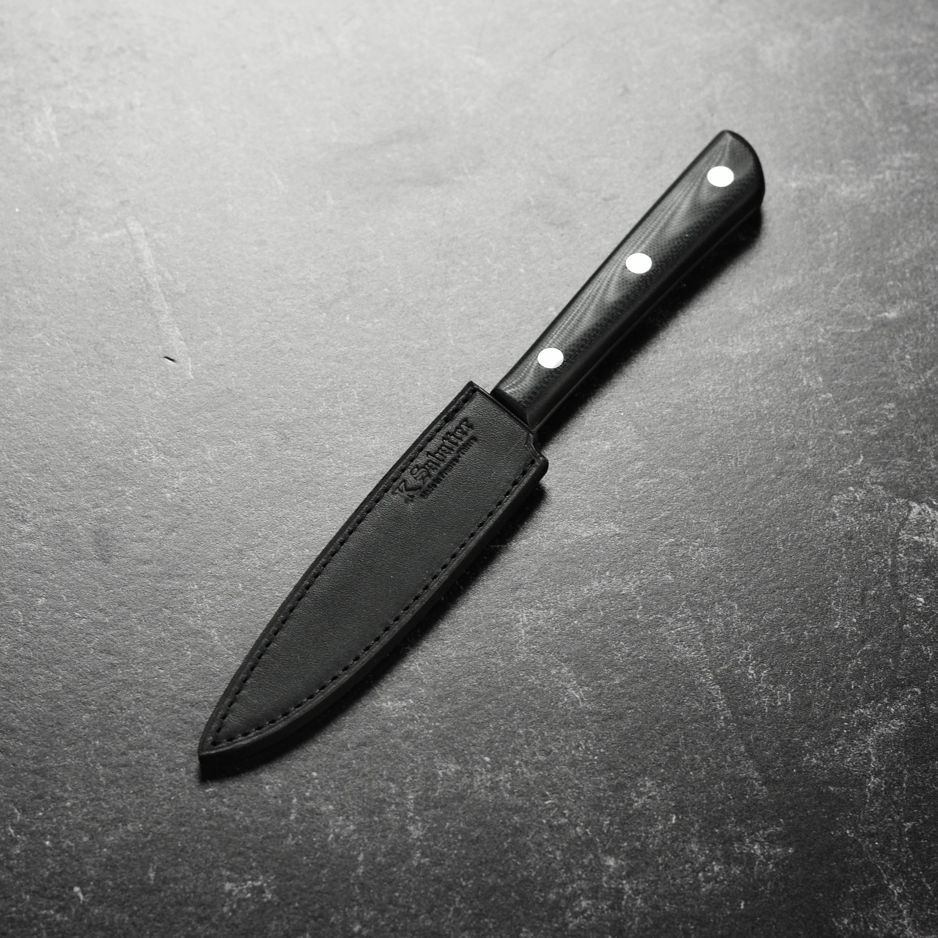 K Sabatier 200th Anniversary Nitrogen Stainless 4" Paring Knife - Image 4