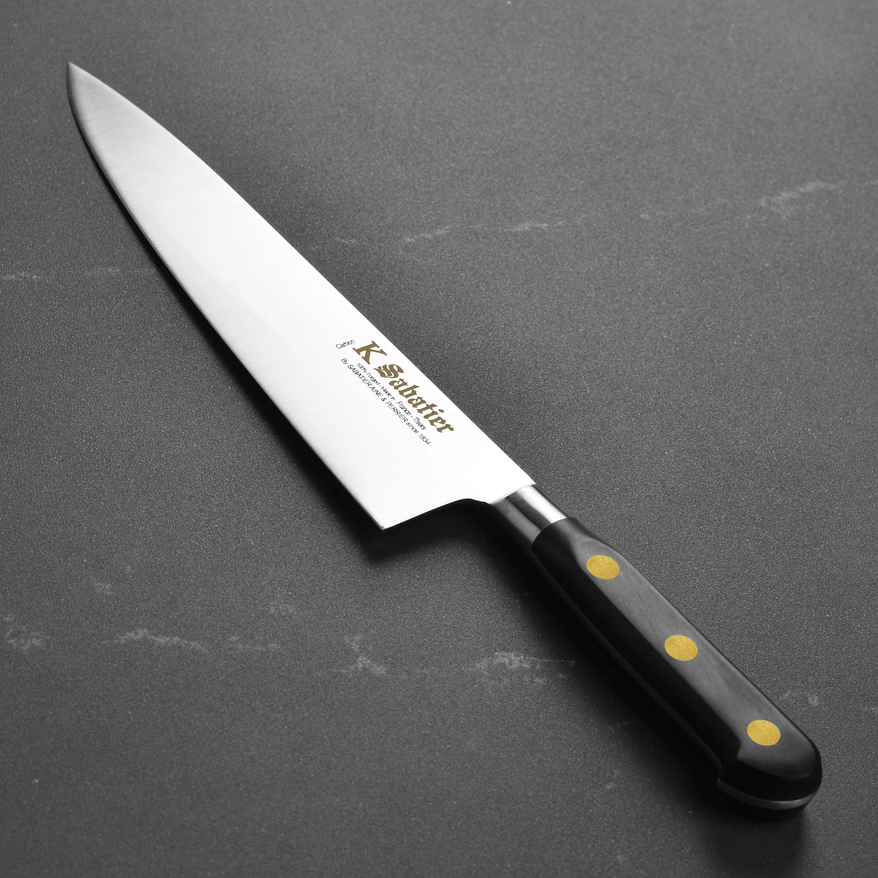K Sabatier Au Carbone Bolsterless 8.75" Chef's Knife - Image 3